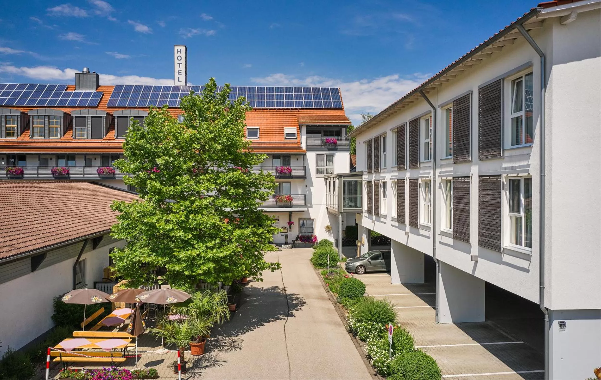 Property building in Hotel Am Kamin