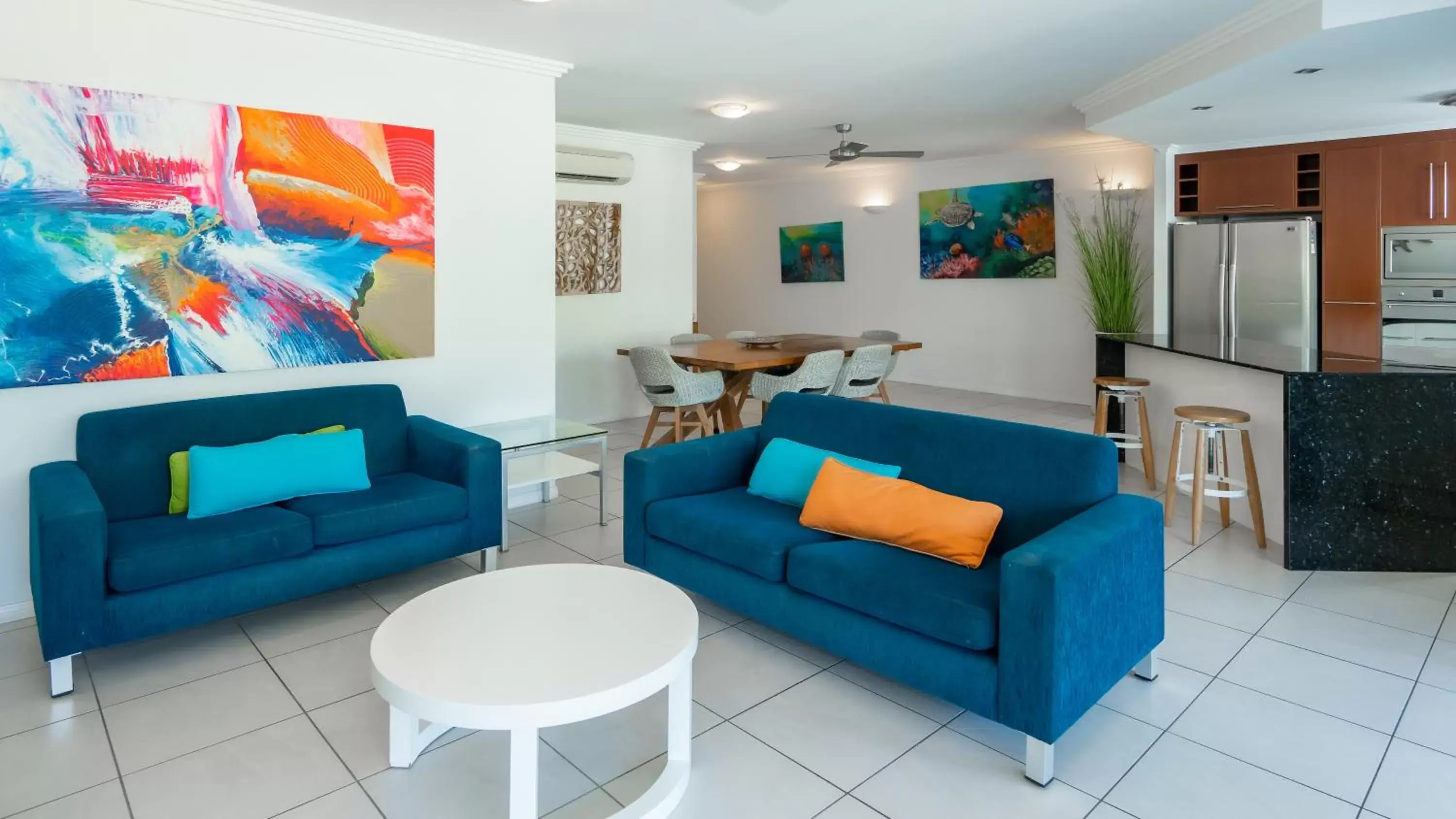 Seating Area in Waters Edge Apartment Cairns