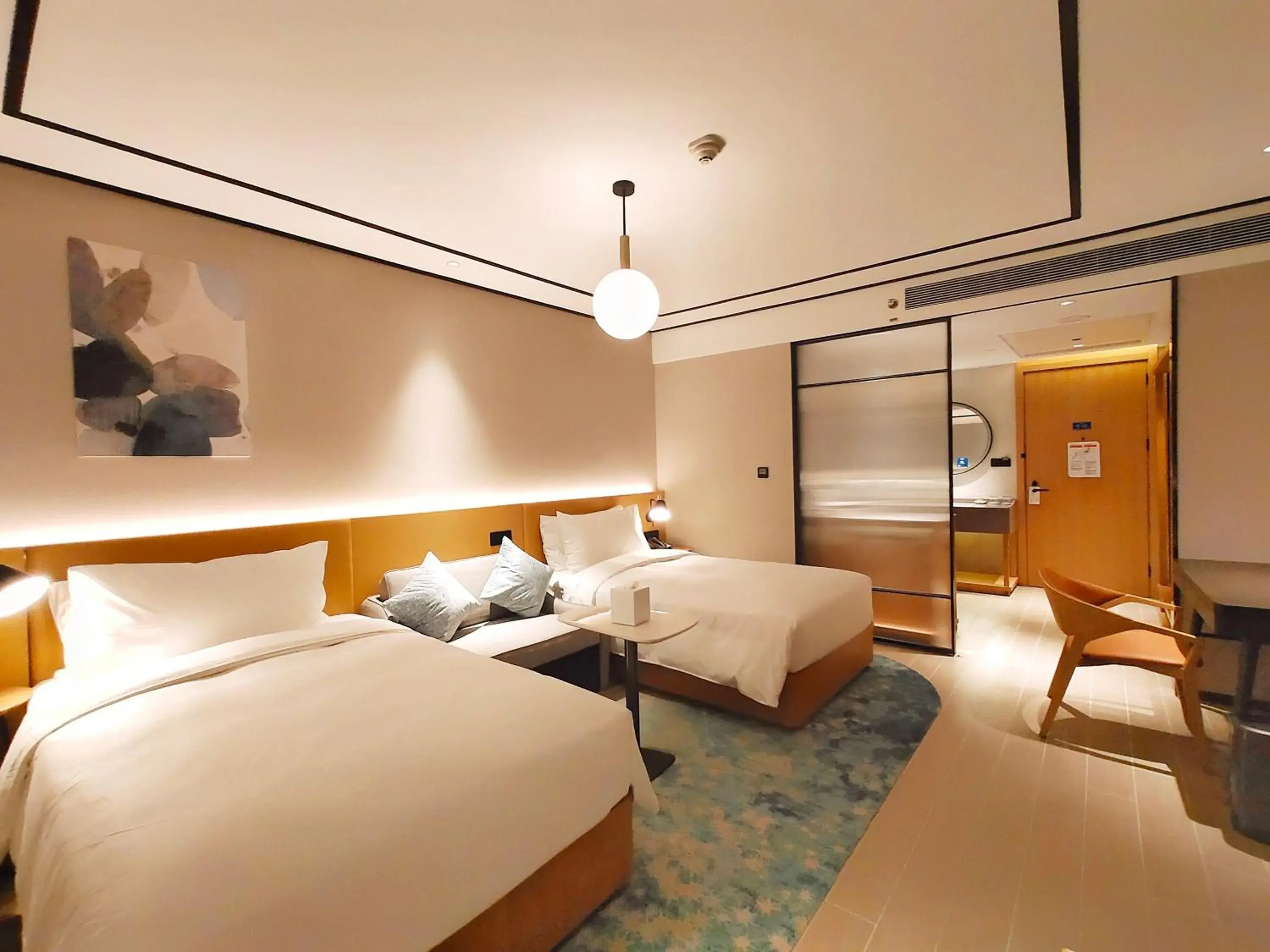 Bed in Hilton Garden Inn Nantong Xinghu