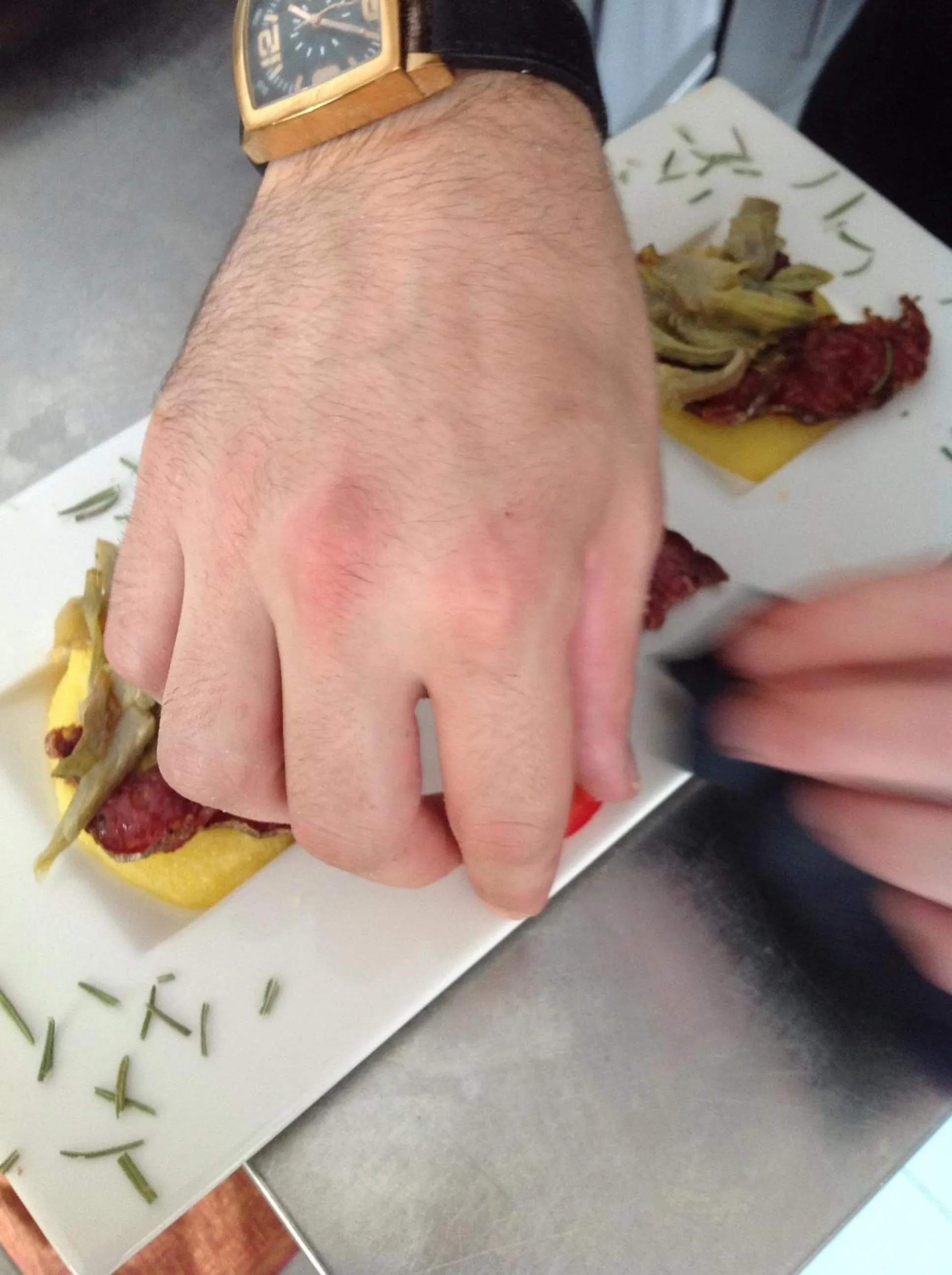 Food close-up in Hotel and Wellness Patriarca