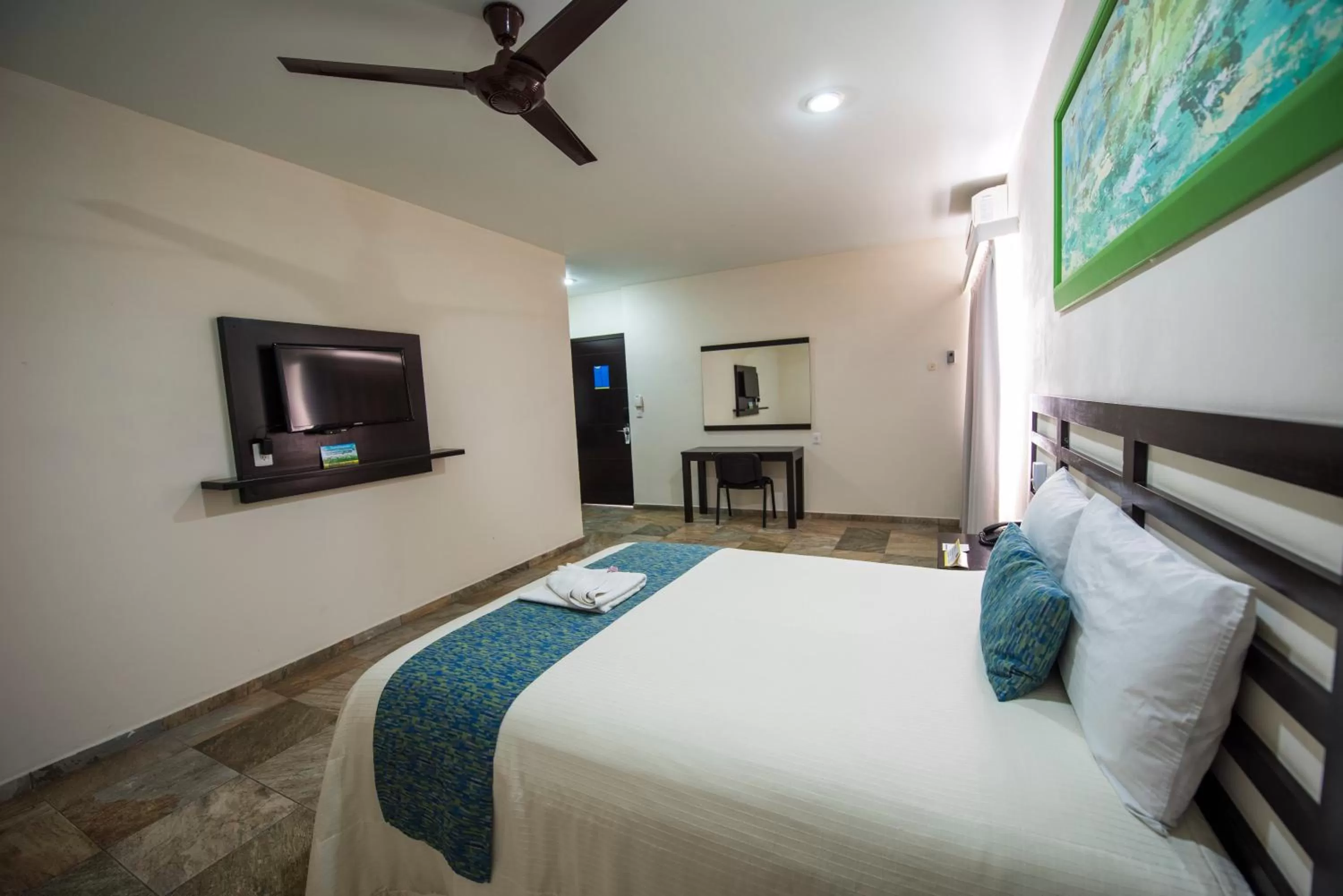 Bed in Hotel Andiroba Palace