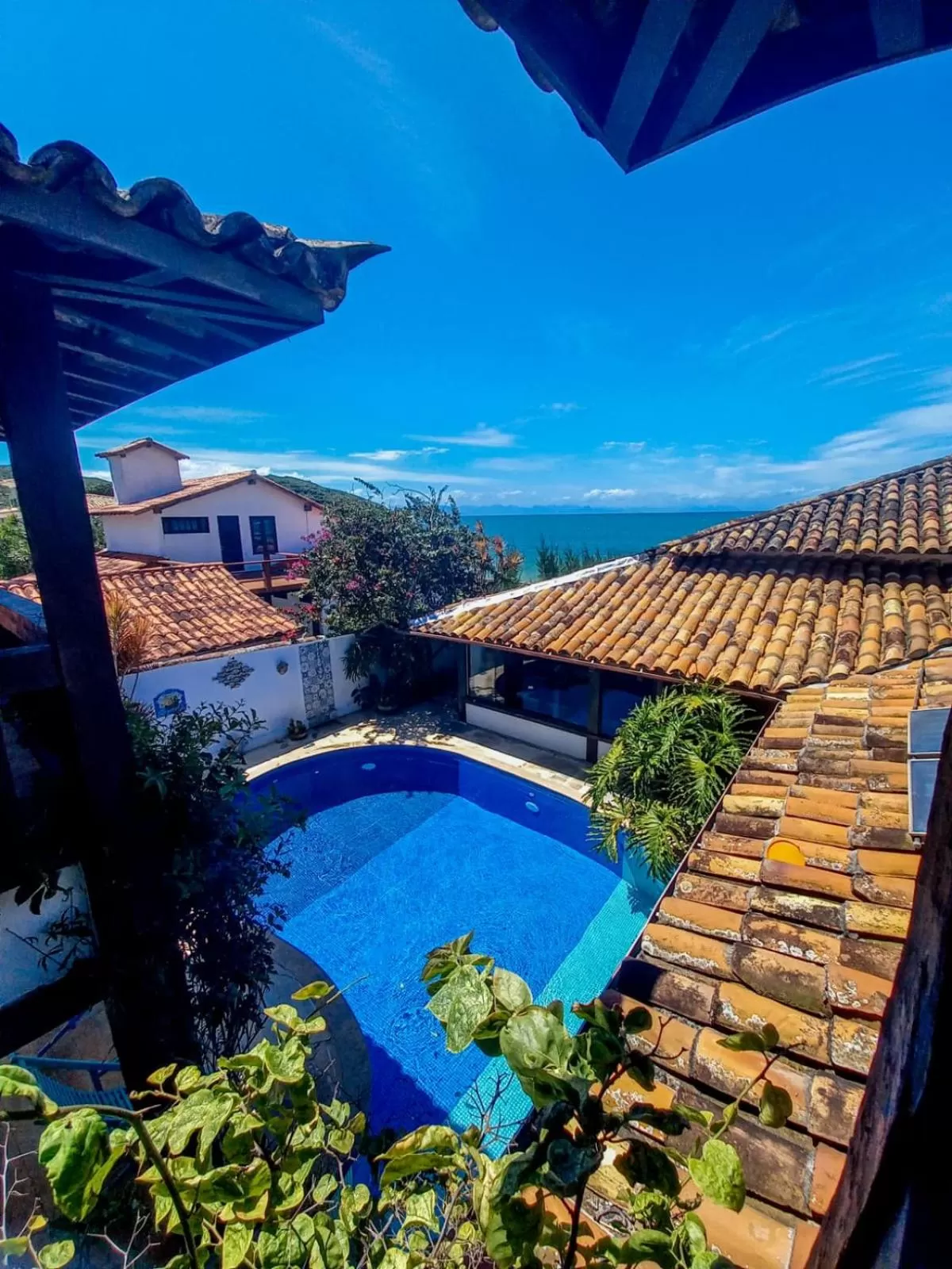 Pool view in Vila Bela-Emília