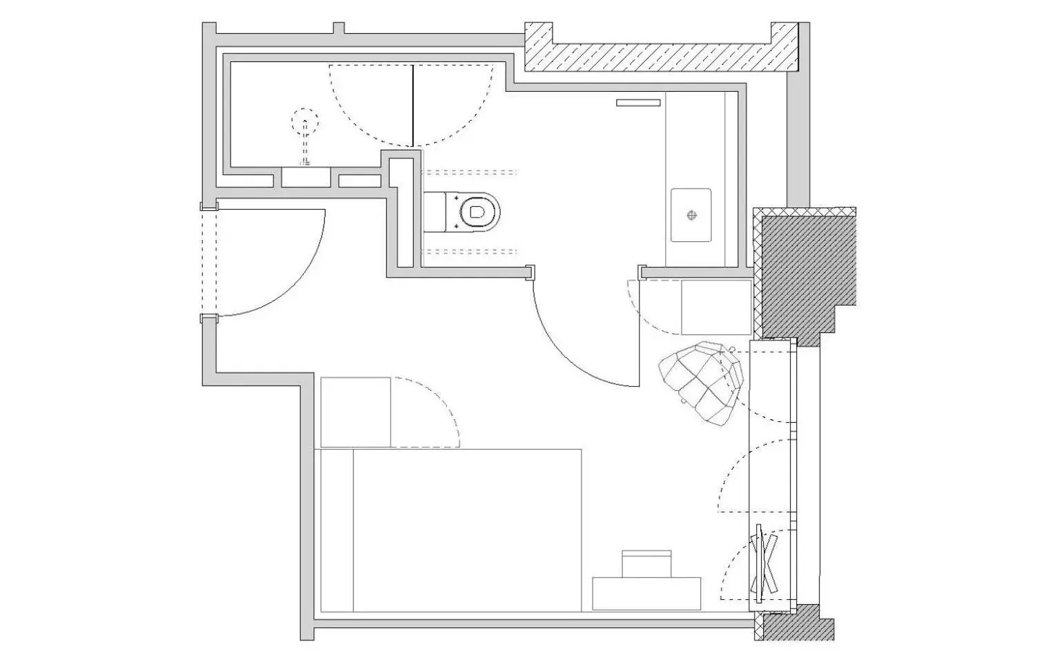 Photo of the whole room, Floor Plan in Orania.Berlin