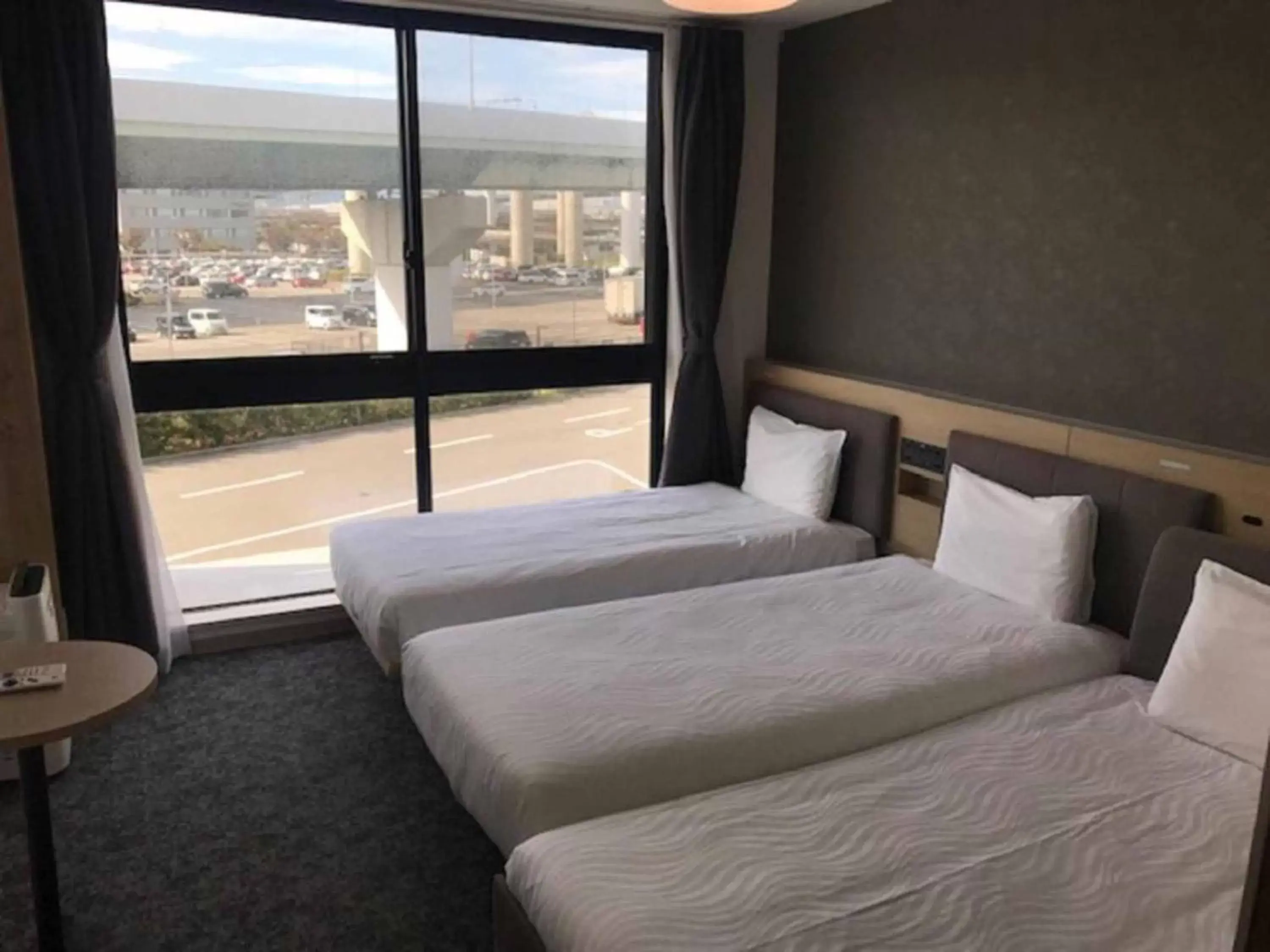 Bed in Henn na Hotel Kansai Airport