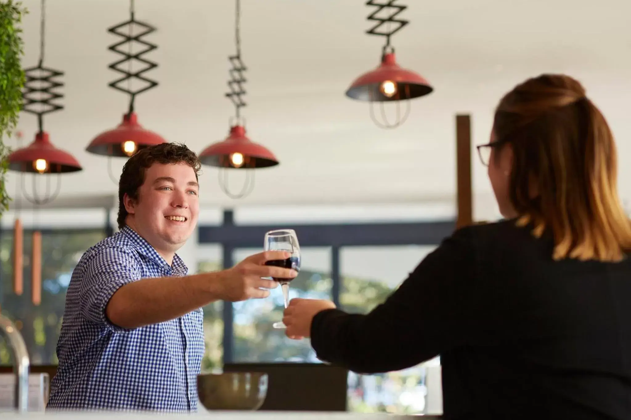 Lounge or bar in Holiday Inn Express Newcastle by IHG Lounge or bar in Holiday Inn Express Newcastle by IHG