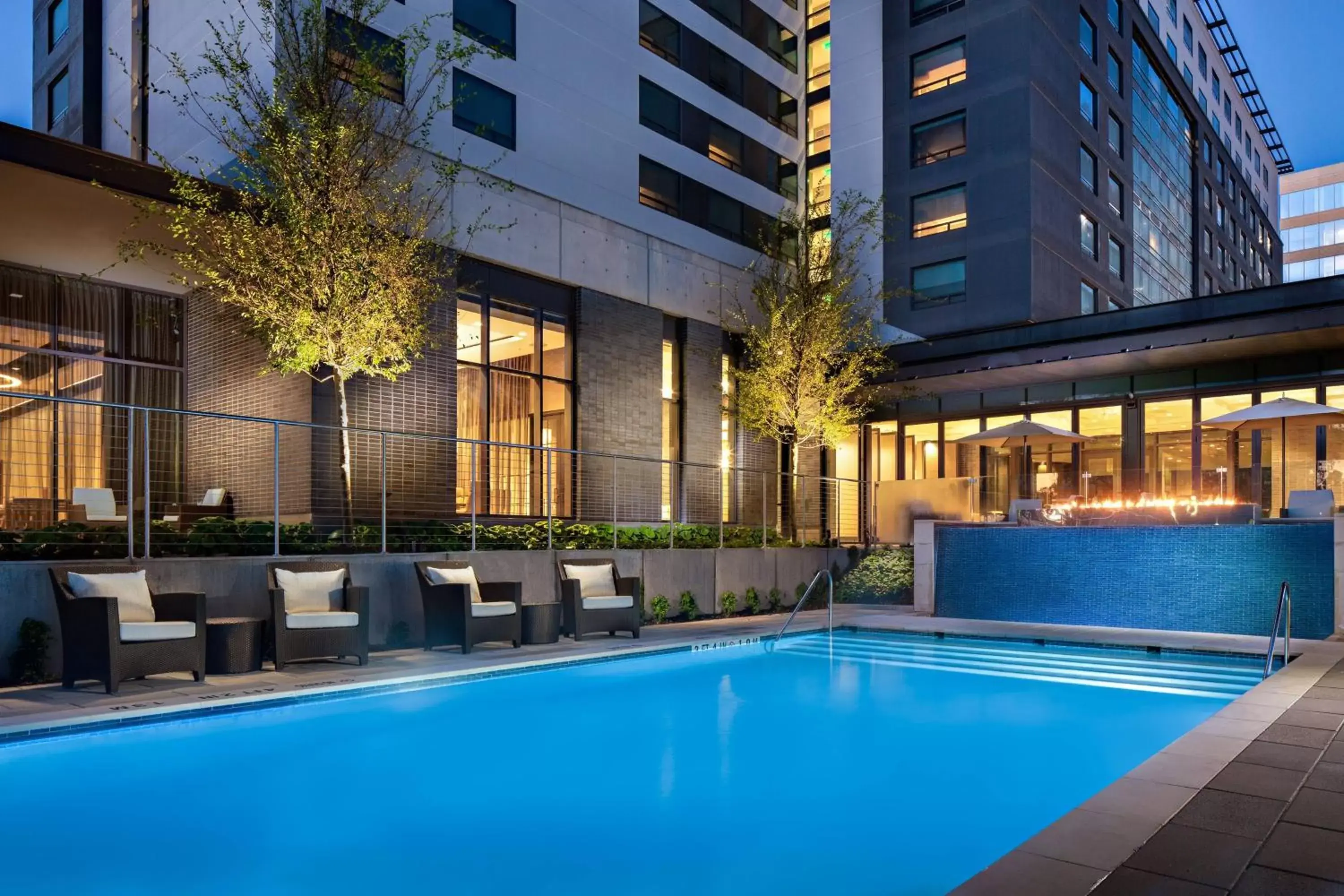 Swimming Pool in Houston CityPlace Marriott at Springwoods Village