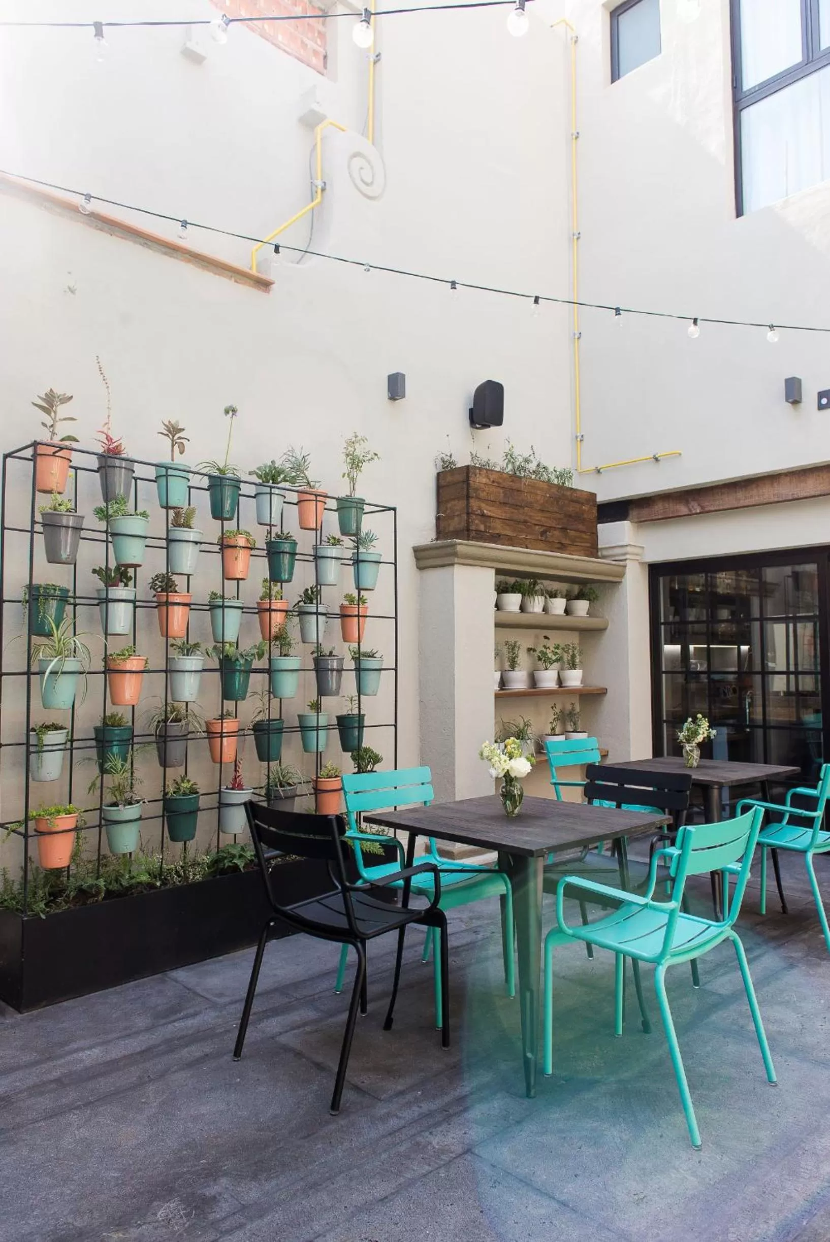 Patio in Antigua Trece Hotel Fusión