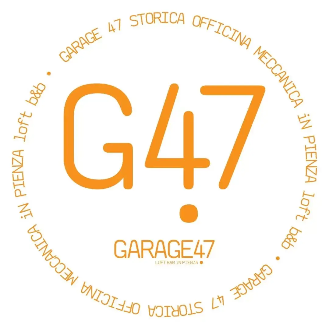 Property logo or sign in GARAGE47 Storica Officina Meccanica LOFT B&B iN PIENZA