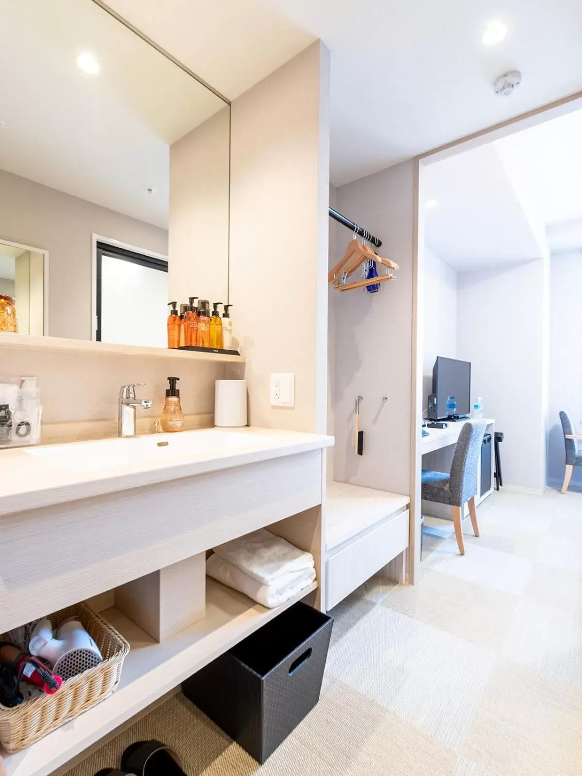 Photo of the whole room, Bathroom in Hiyori Hotel Osaka Namba Station