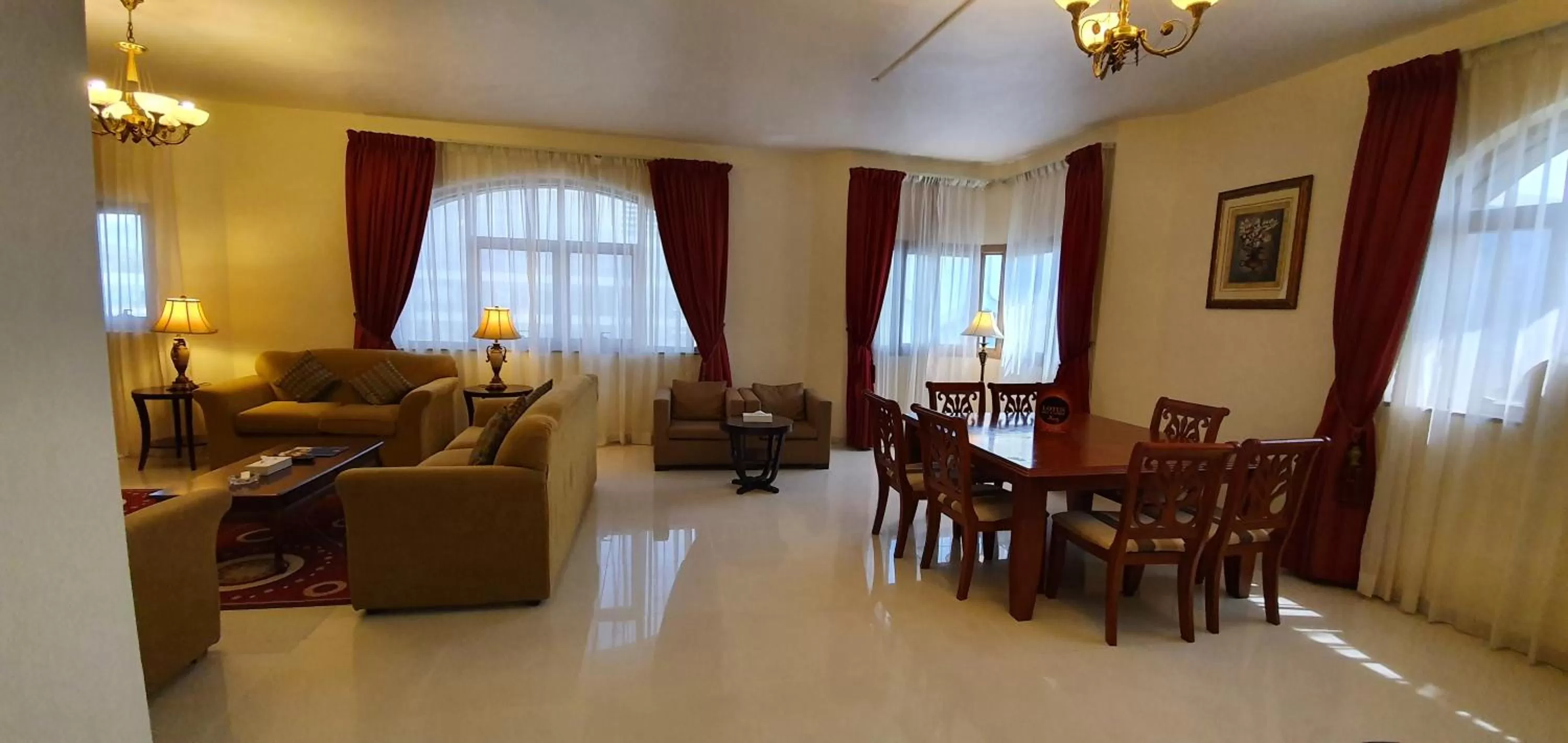 Living room in Ivory Hotel Apartments