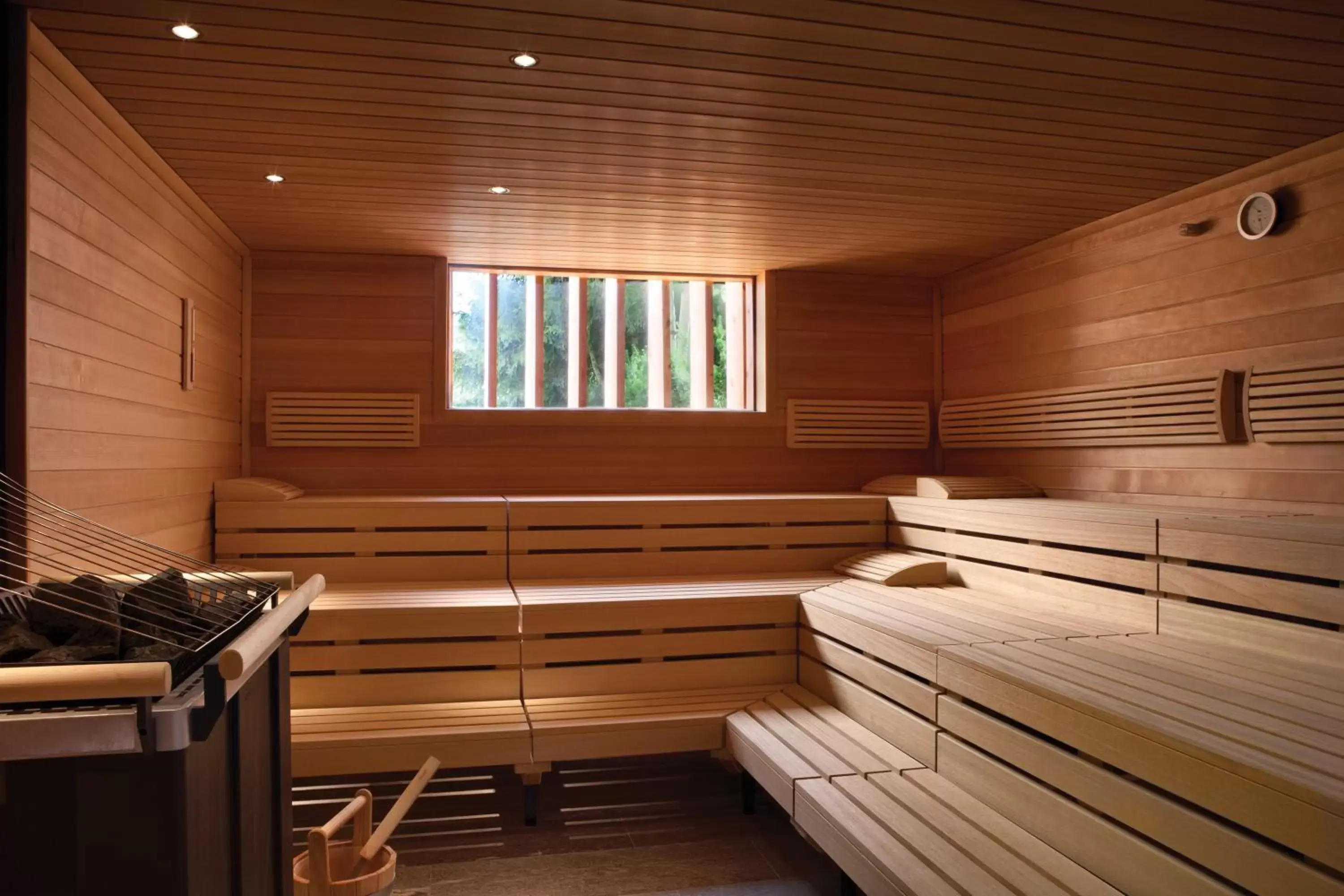 Sauna in Kempinski Hotel Das Tirol