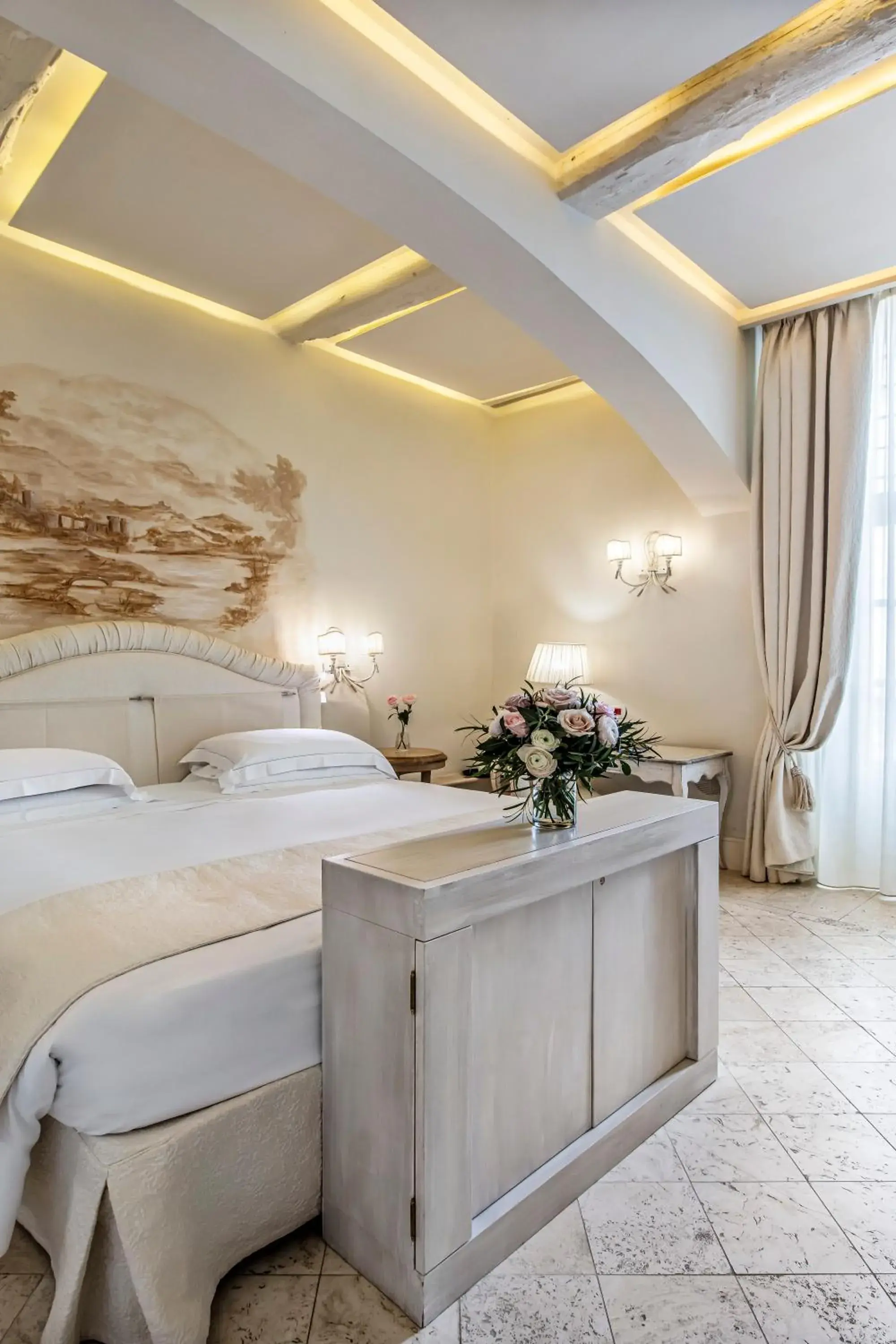 Bedroom in Monastero Di Cortona Hotel & Spa