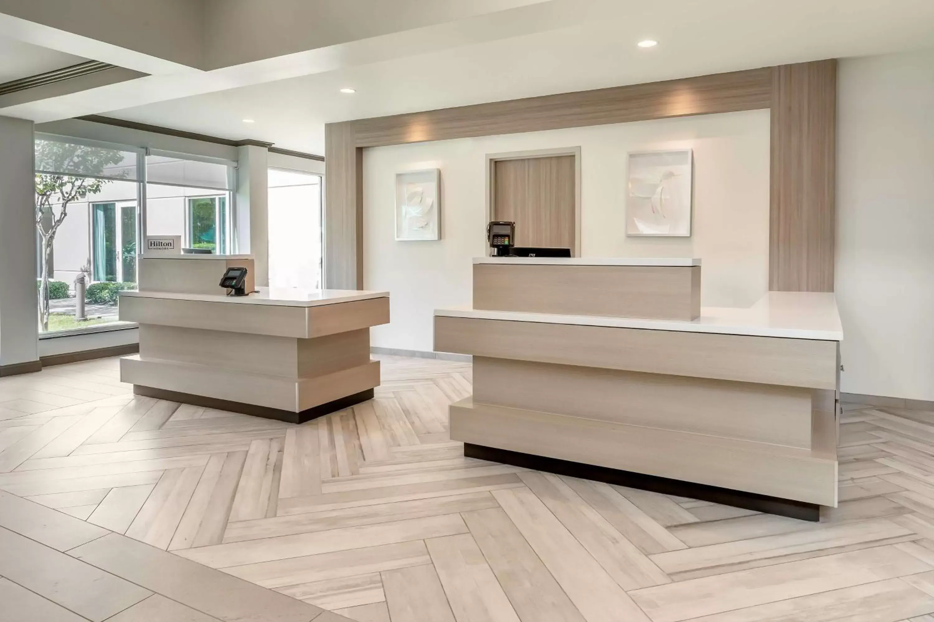 Lobby or reception in Hilton Garden Inn Houston/The Woodlands Lobby or reception in Hilton Garden Inn Houston/The Woodlands