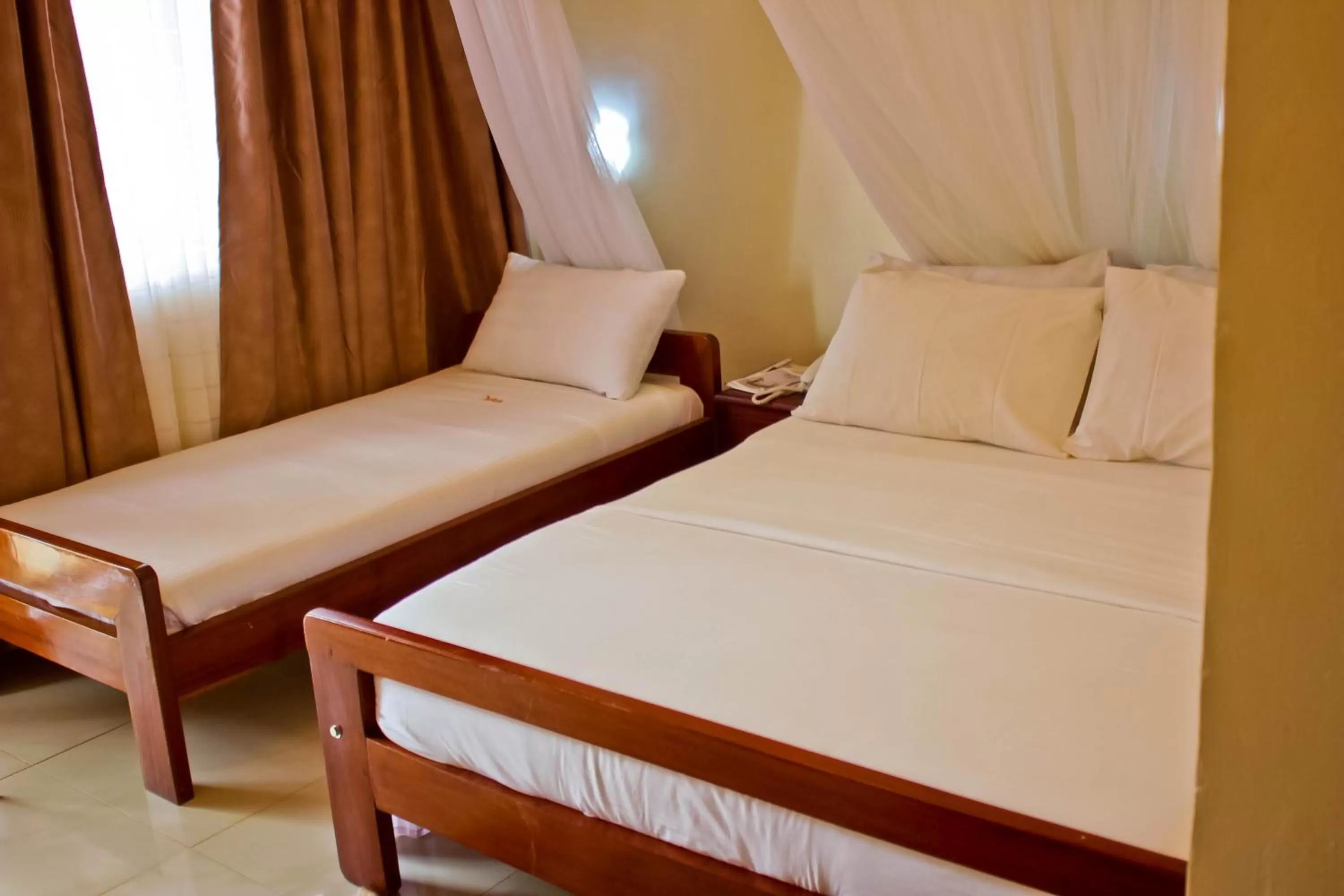 Bed in Al-Nisaa Hotel and Spa