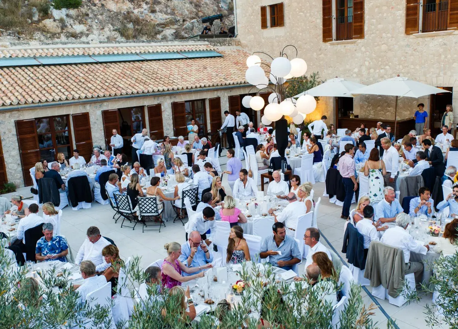Restaurant/places to eat, Banquet Facilities in Castell Son Claret - The Leading Hotels of the World
