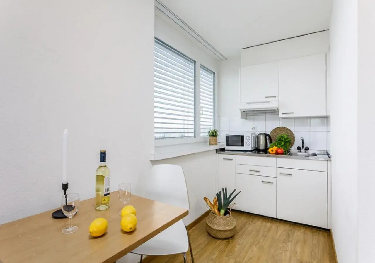 Kitchen or kitchenette, Dining Area in Swiss Star Tower - contactless self check-in