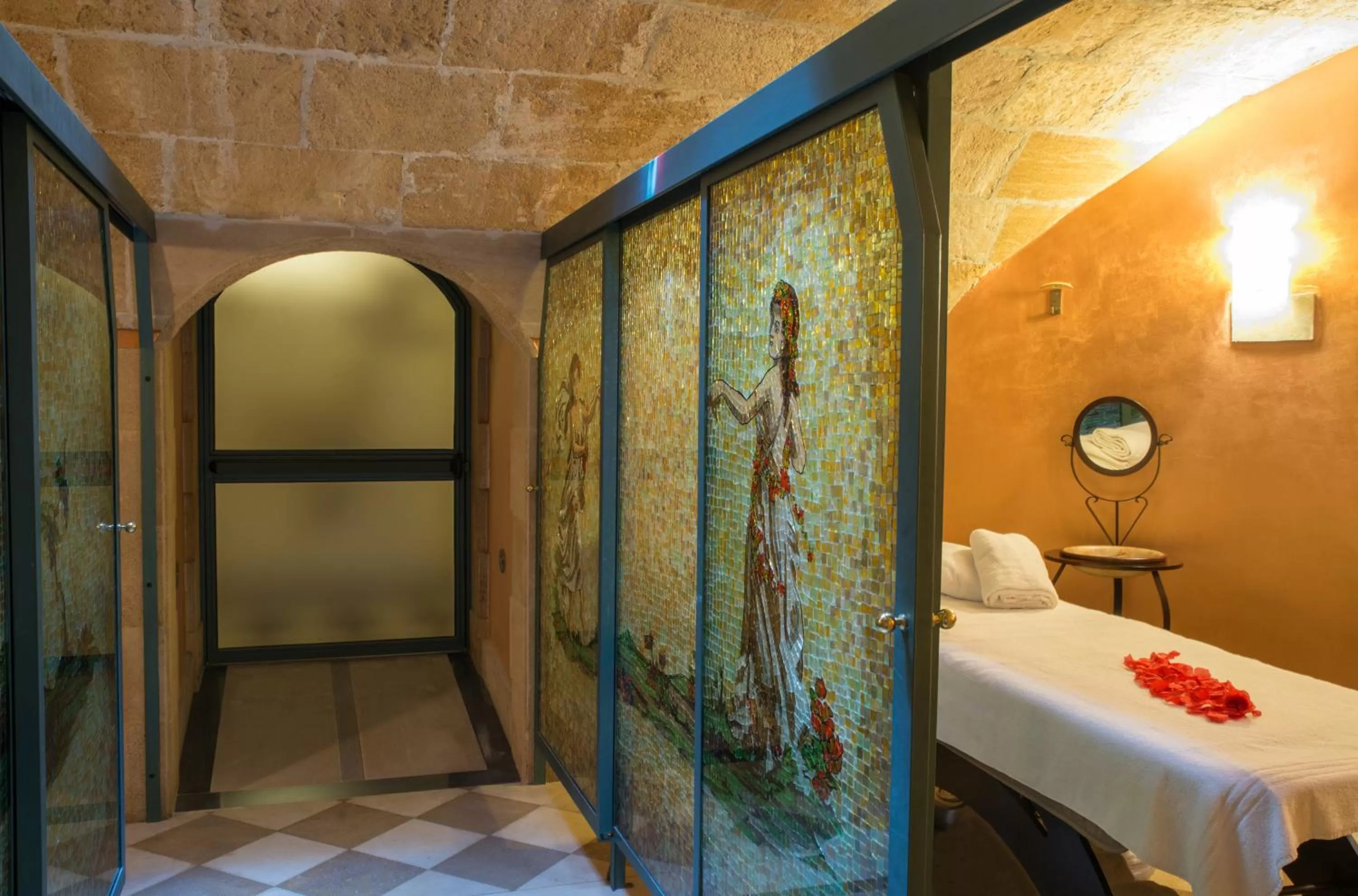 Spa and wellness centre/facilities, Bed in Grand Hotel Ortigia