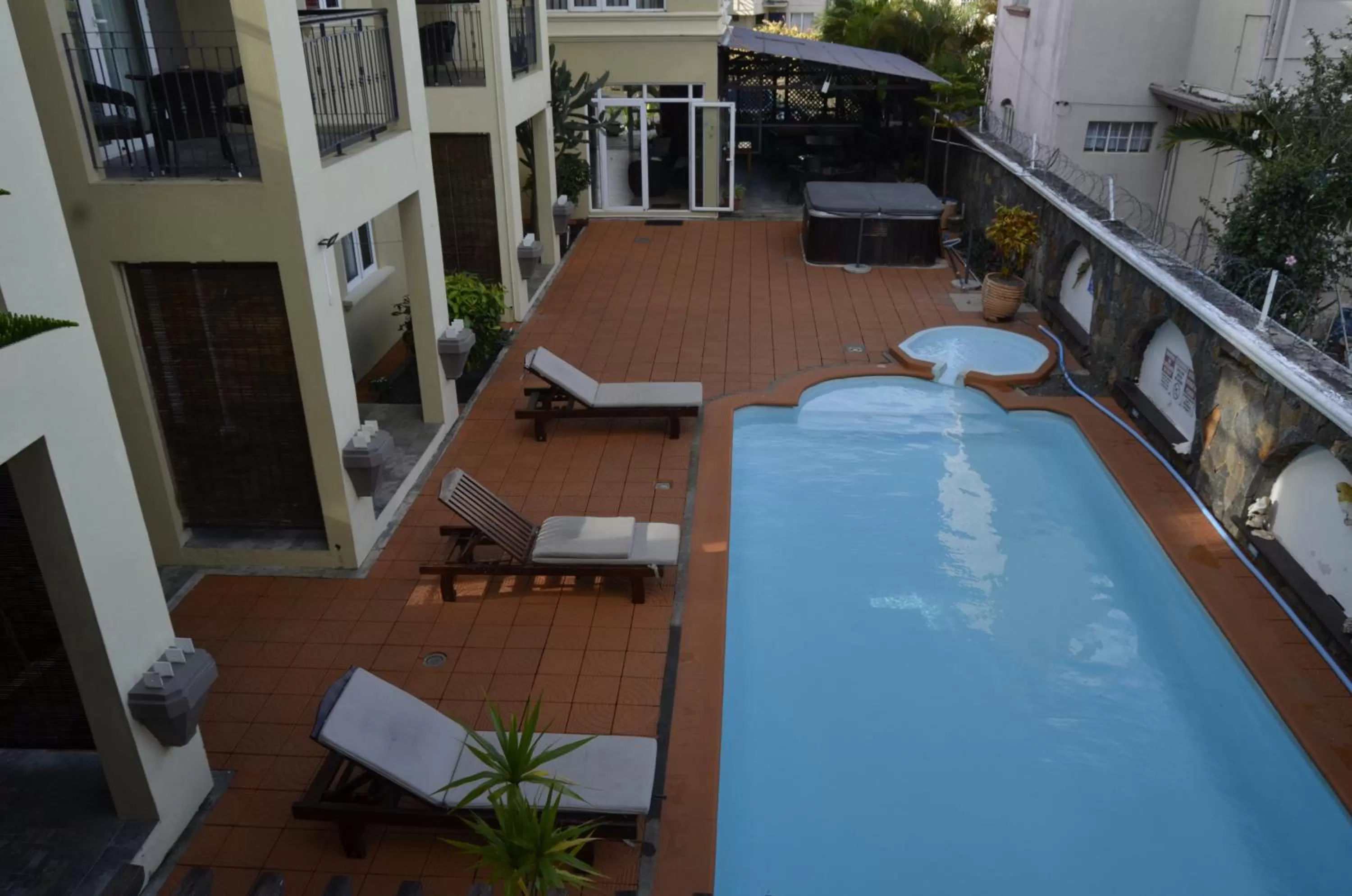 Pool view in Villa Narmada