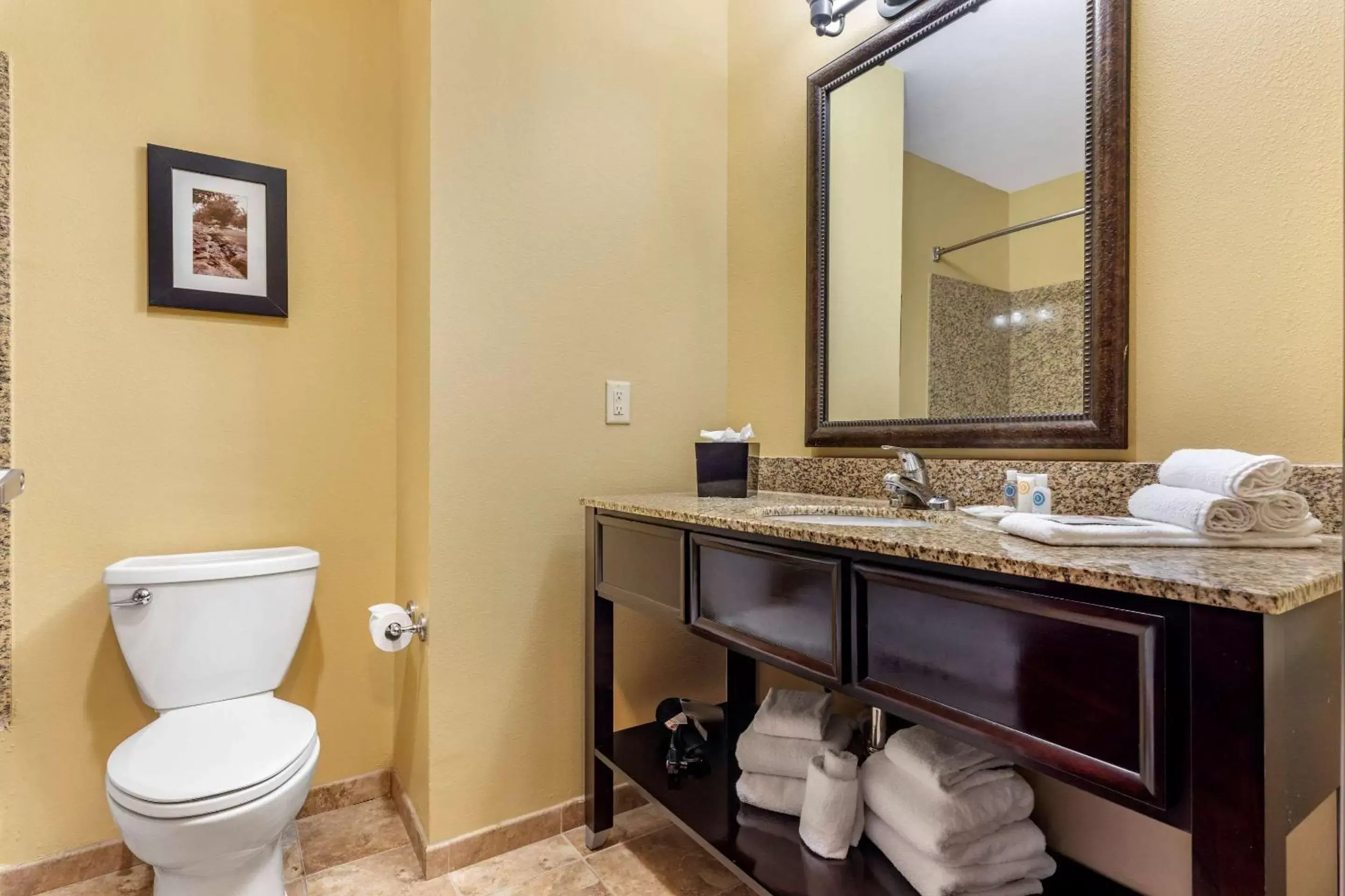 Photo of the whole room, Bathroom in Comfort Suites Frisco