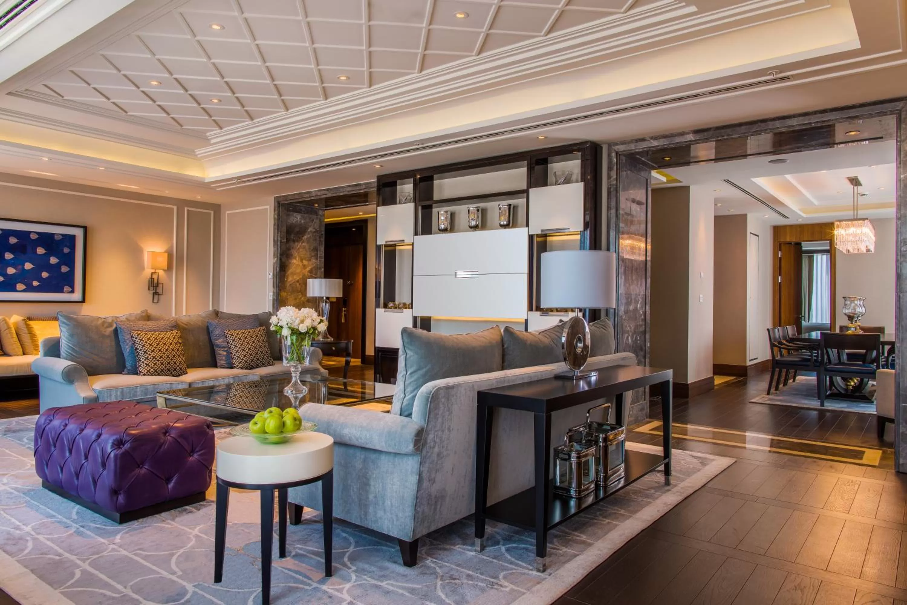 Living room in Hilton Istanbul Bomonti