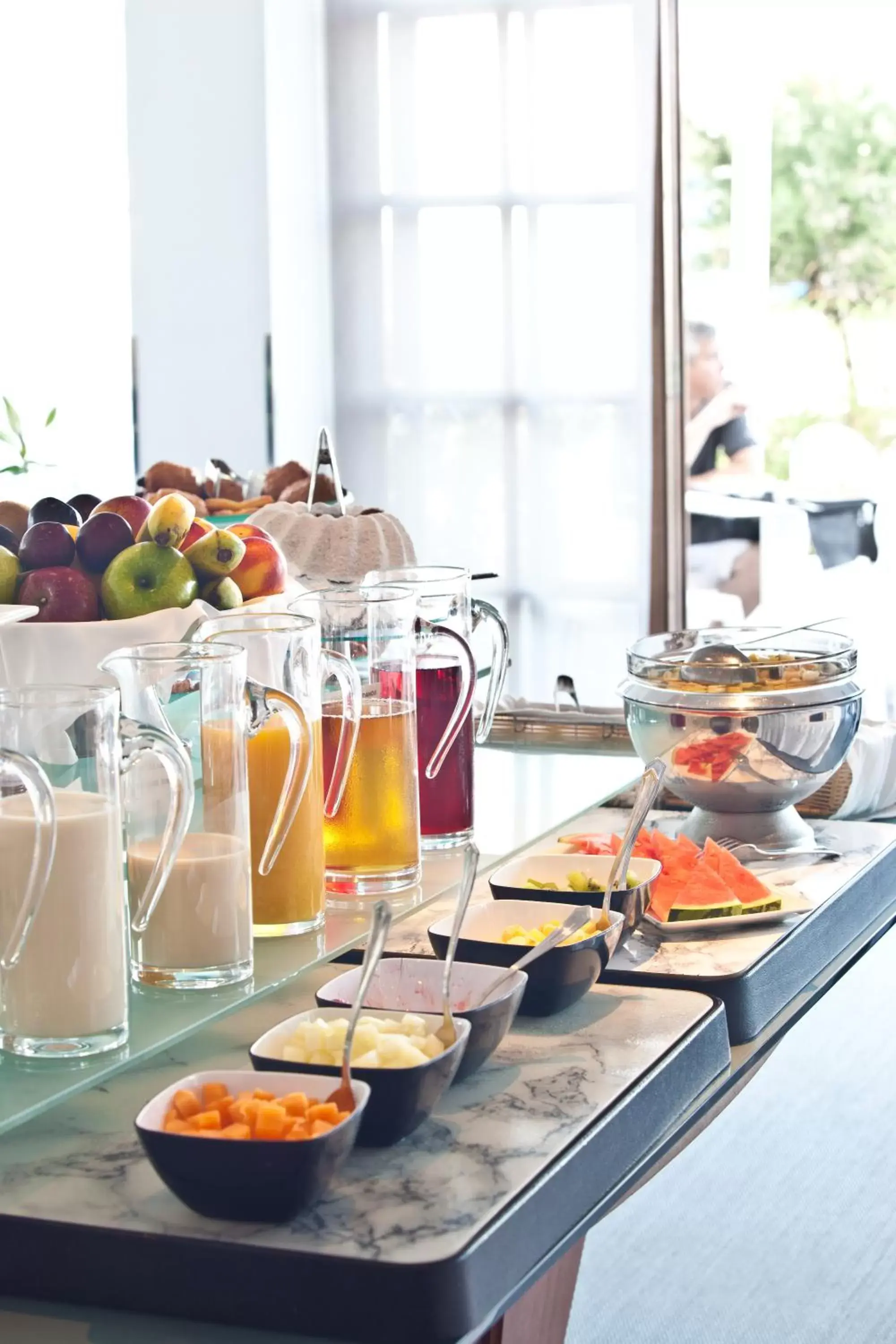 Buffet breakfast in Ocean Drive Ibiza