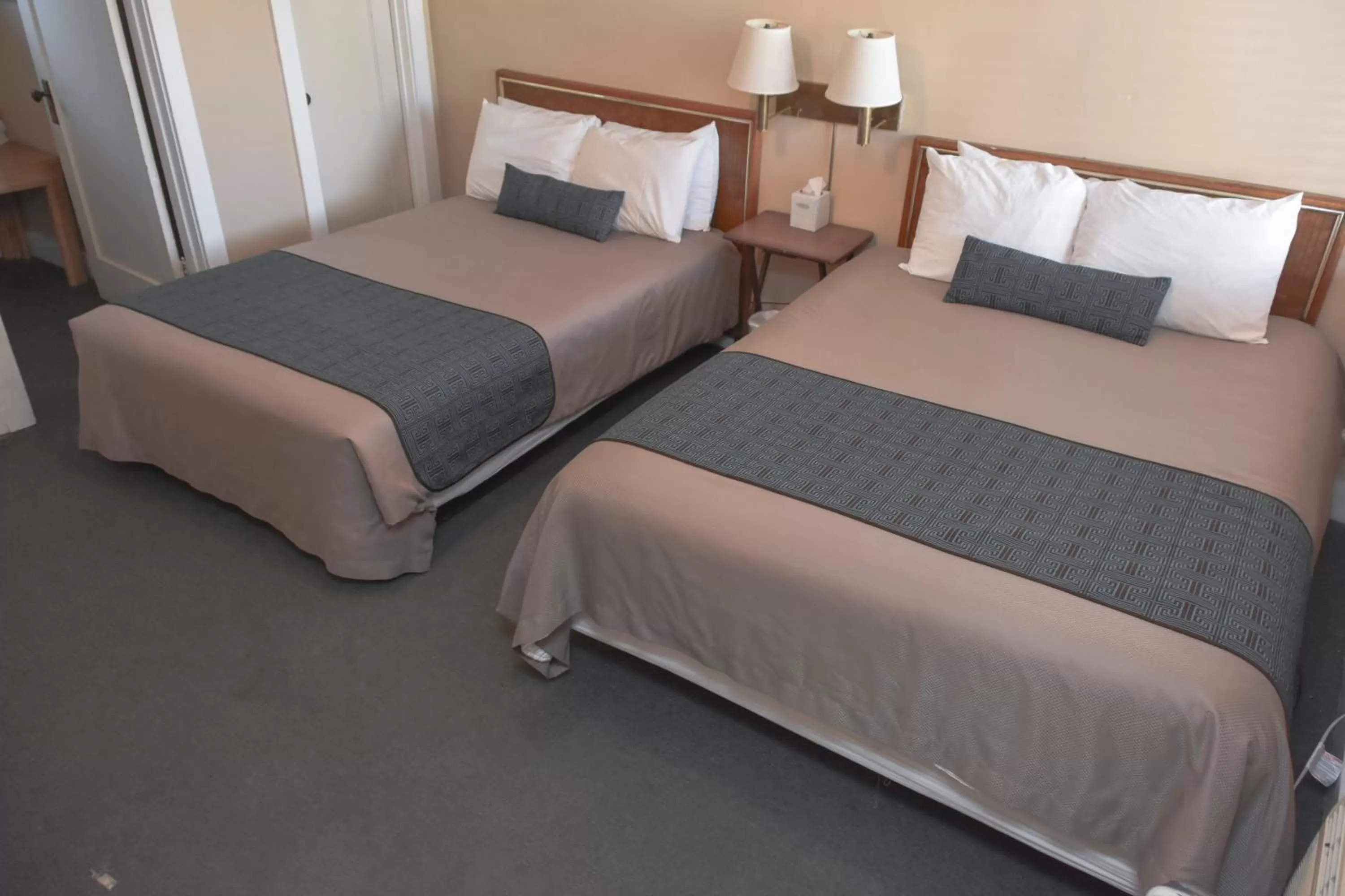 Bed in Panamint Springs Motel & Tents