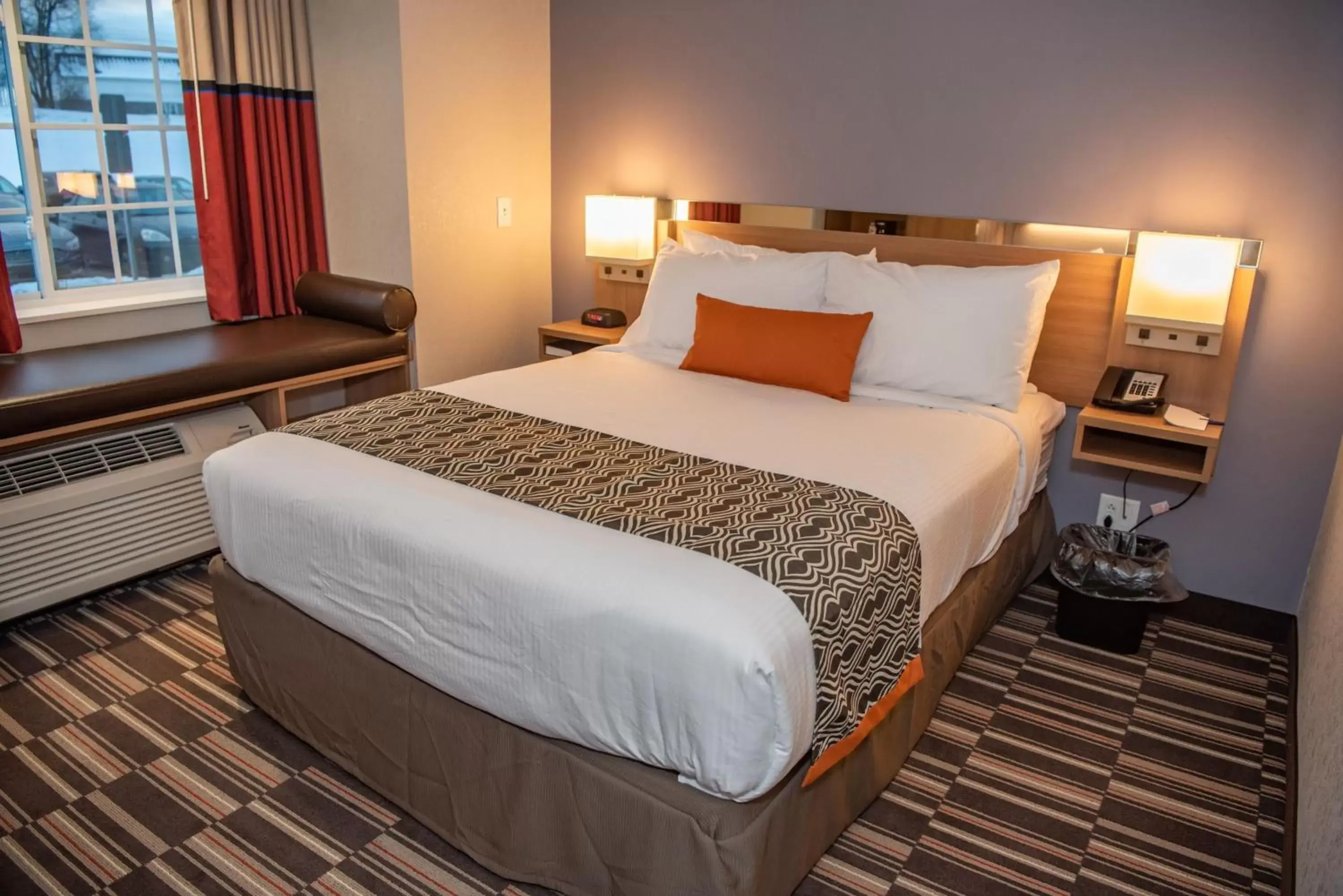 Bed in Microtel Inn & Suites by Wyndham Carlisle