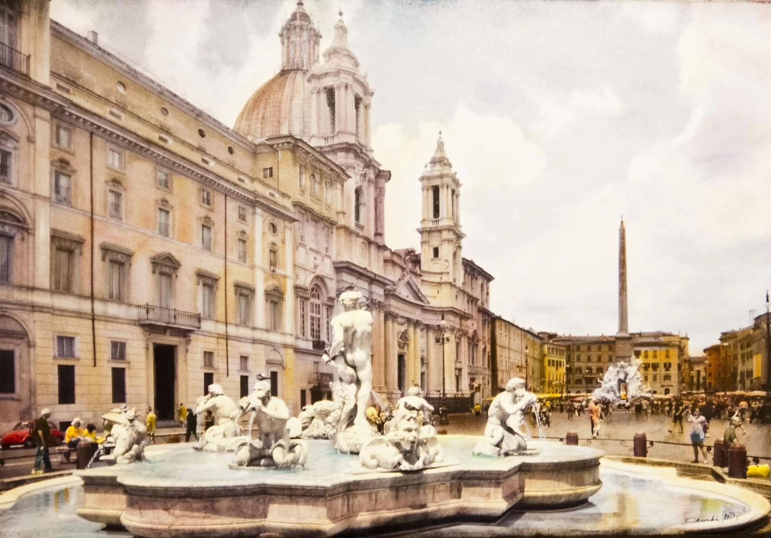 Decorative detail in Domus Fontis