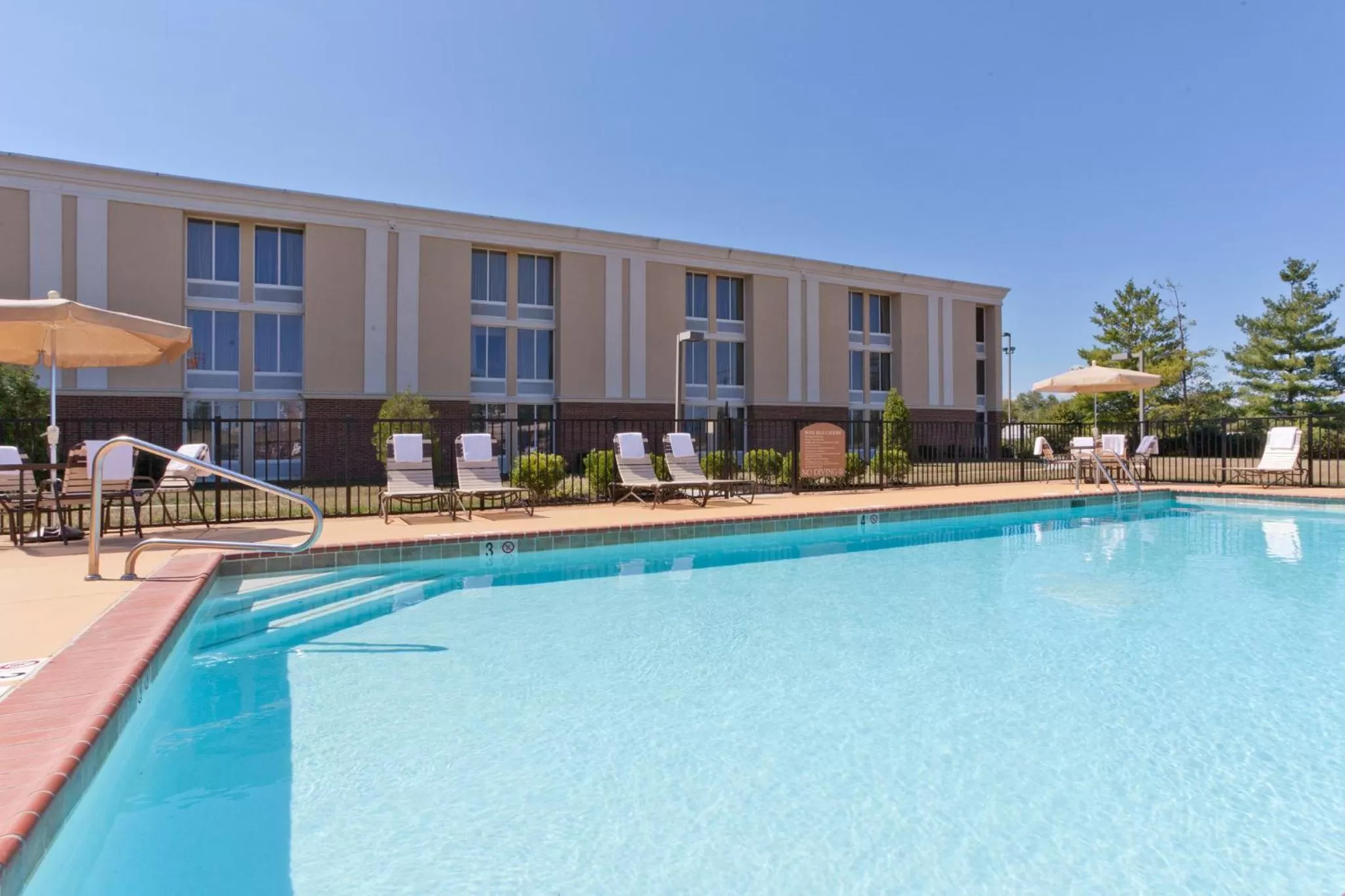 Swimming pool in Holiday Inn Express Woodstock-Shenandoah Valley by IHG