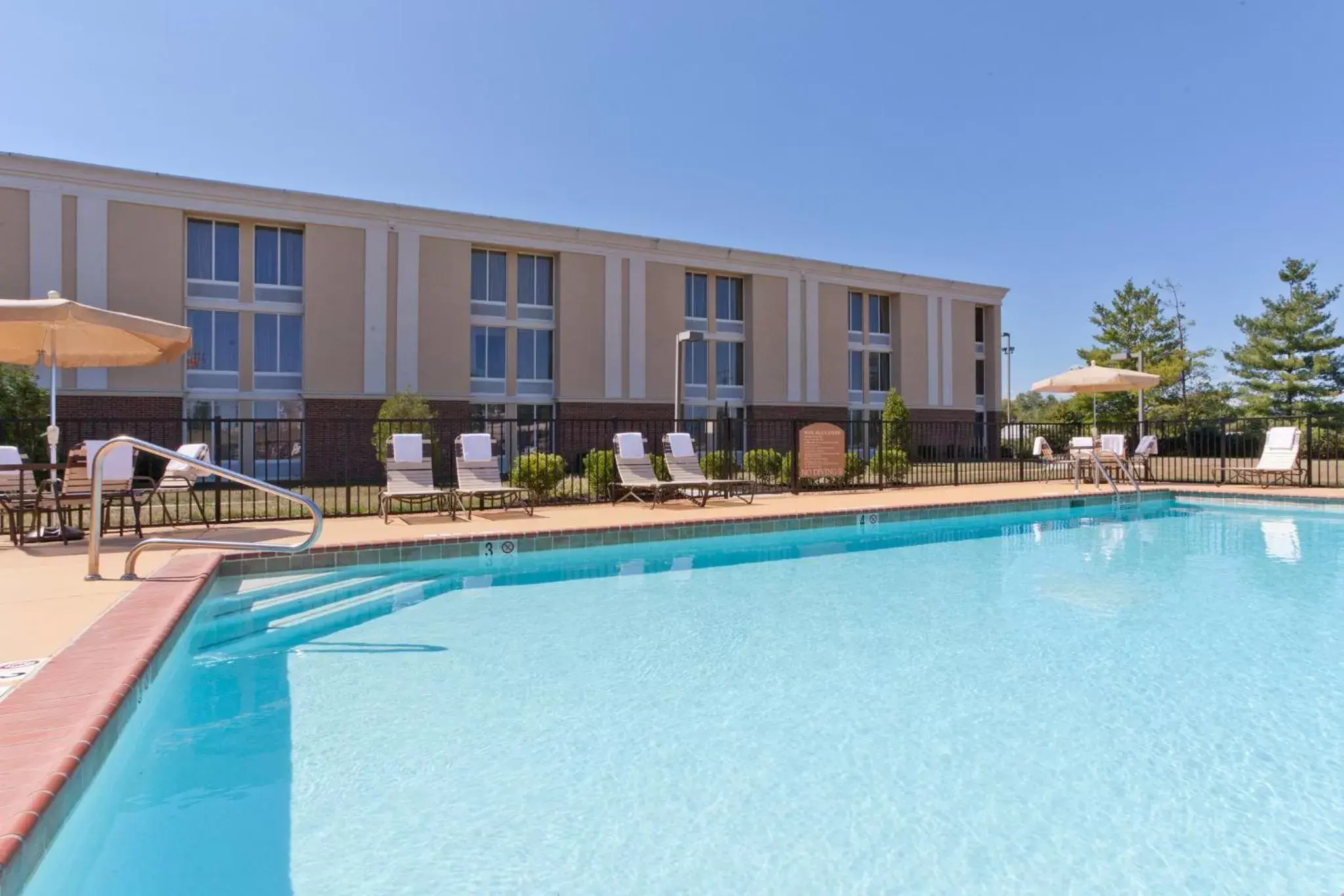 Swimming Pool in Holiday Inn Express Woodstock-Shenandoah Valley, an IHG Hotel