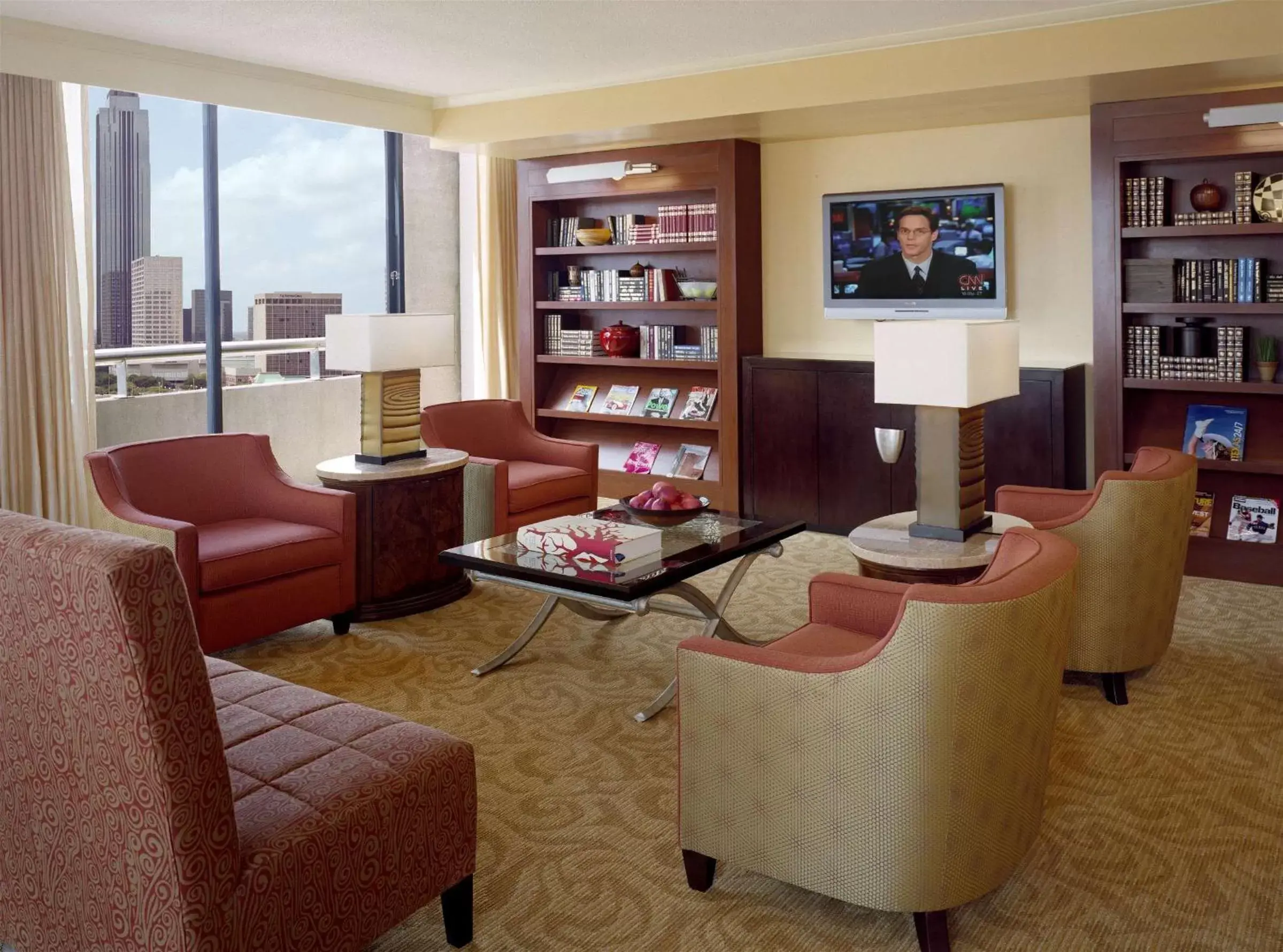 Living room, Seating Area in Hilton Houston Post Oak by the Galleria