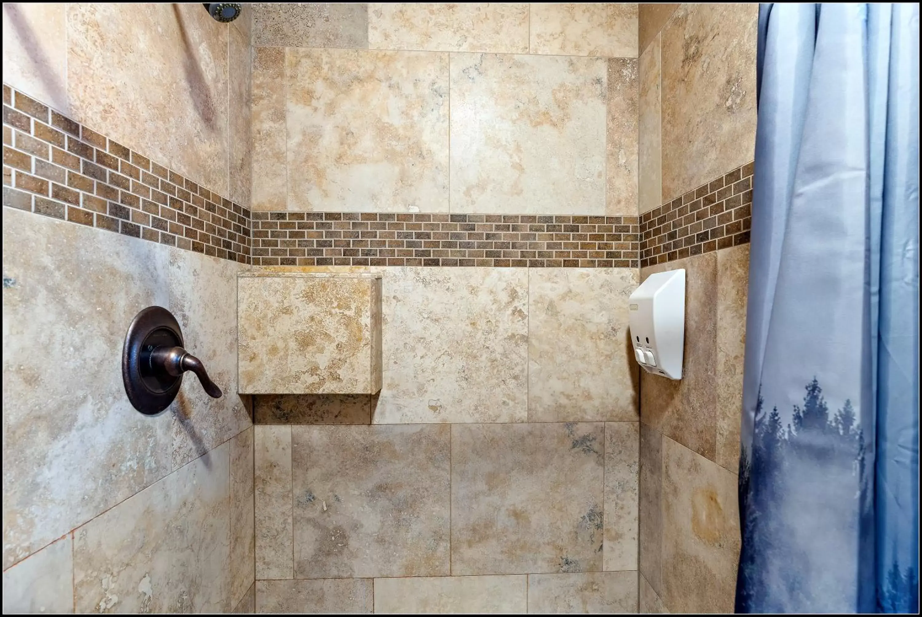 Shower, Bathroom in Brundage Bungalows