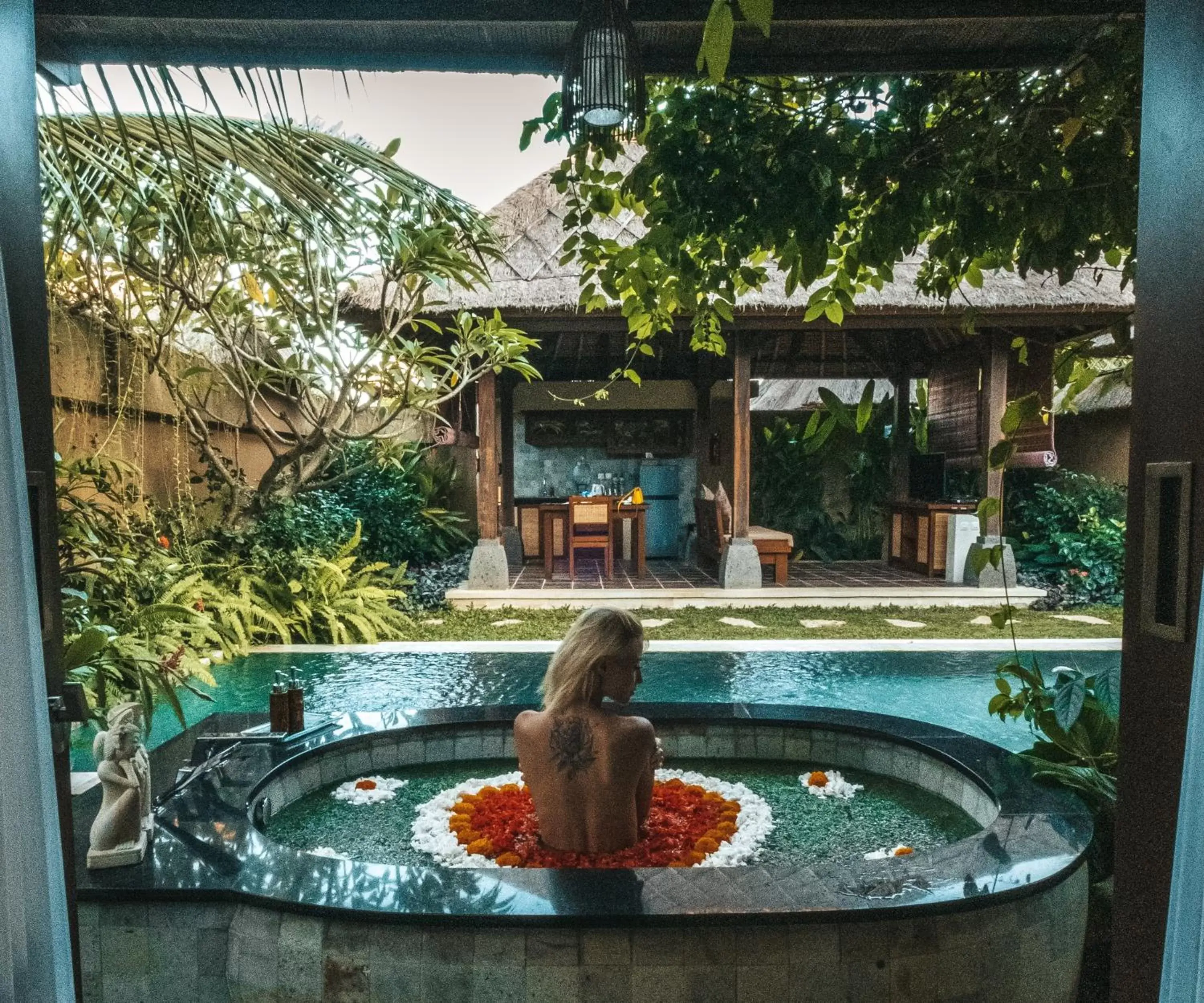 People, Swimming Pool in Ubud Nyuh Bali Resort & Spa - CHSE Certified
