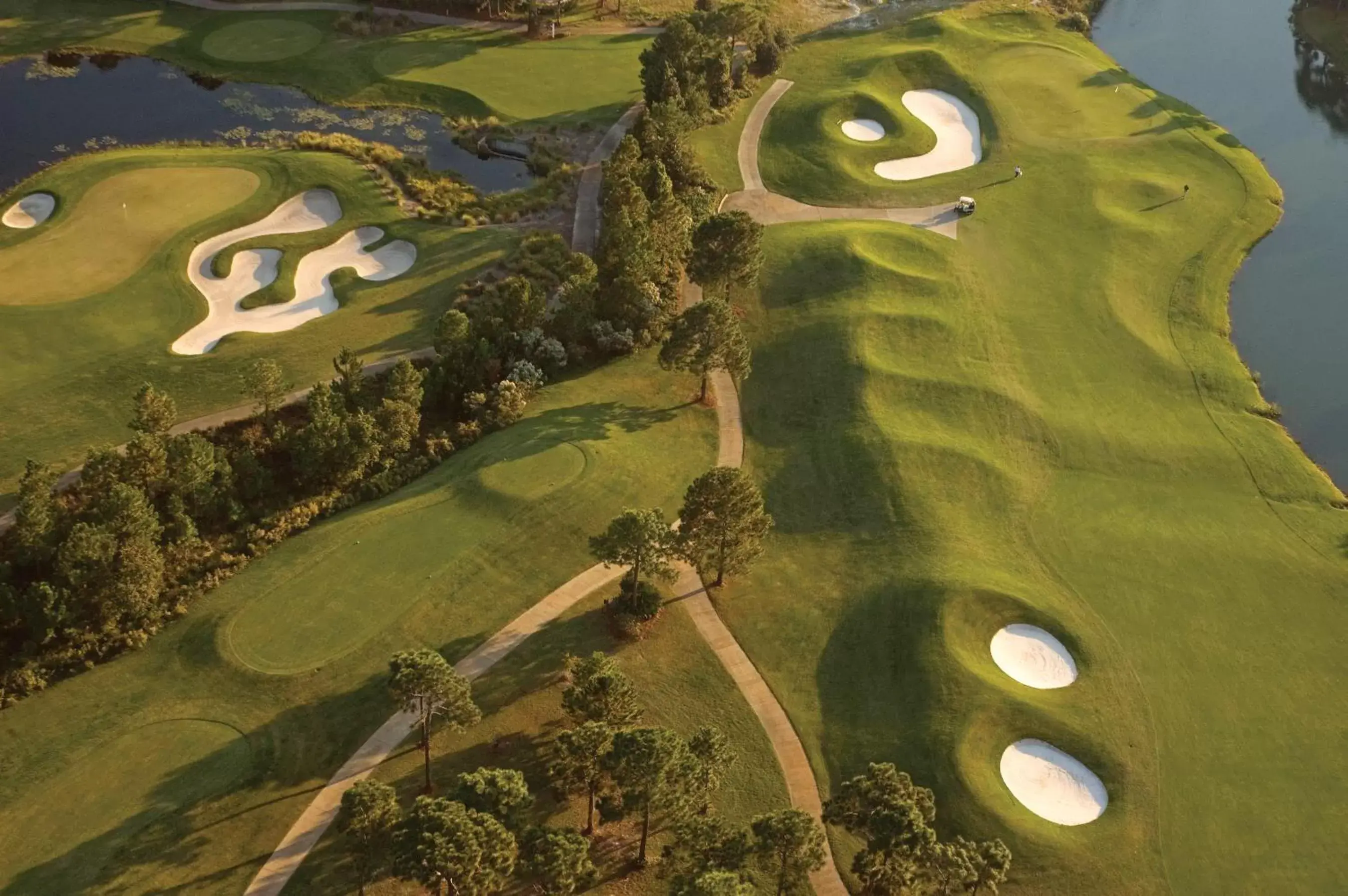 Golfcourse, Bird's-eye View in Sandestin Golf and Beach Resort