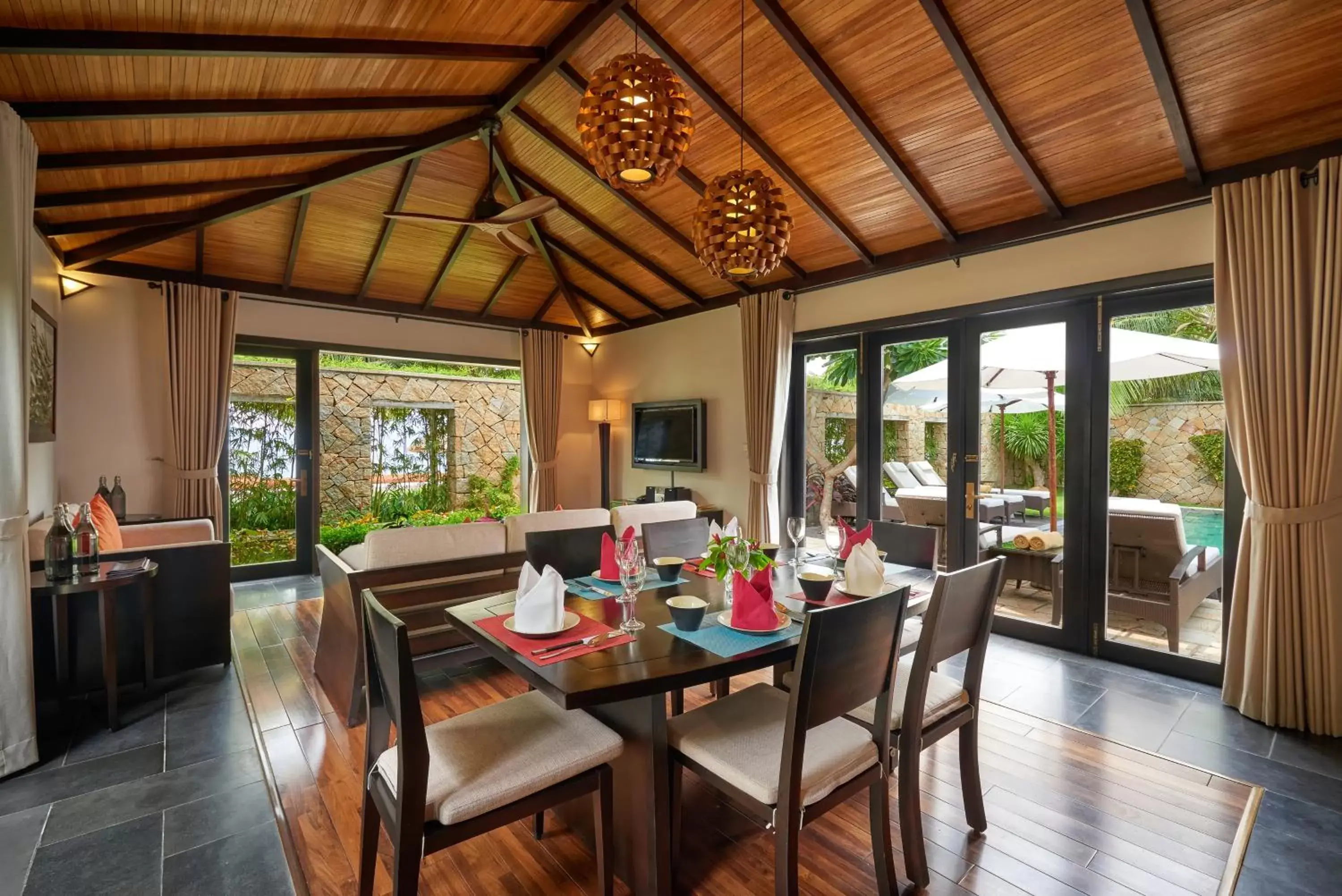 Dining Area in Amiana Resort Nha Trang