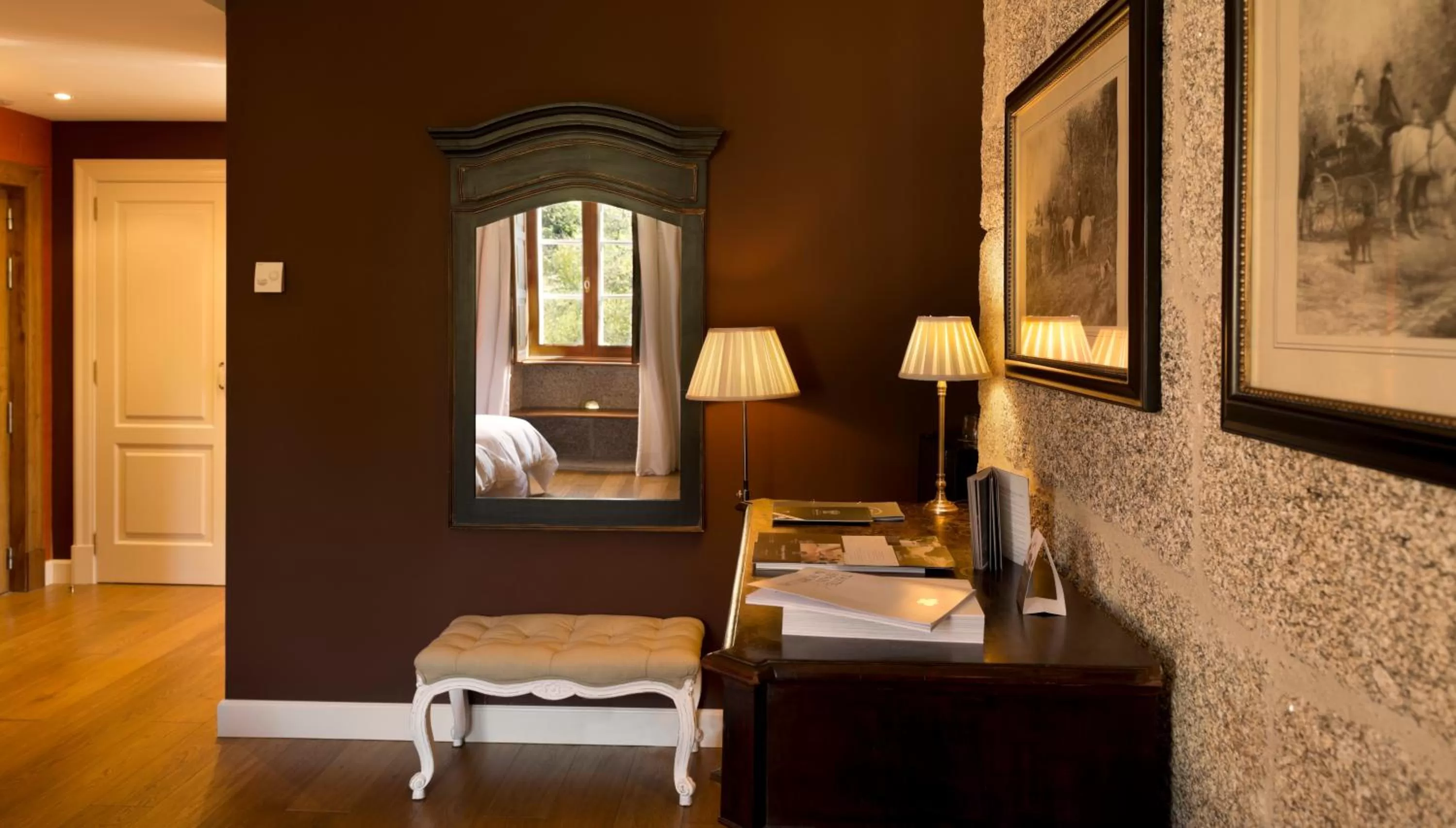 Bedroom in A Quinta Da Auga Hotel Spa Relais & Chateaux