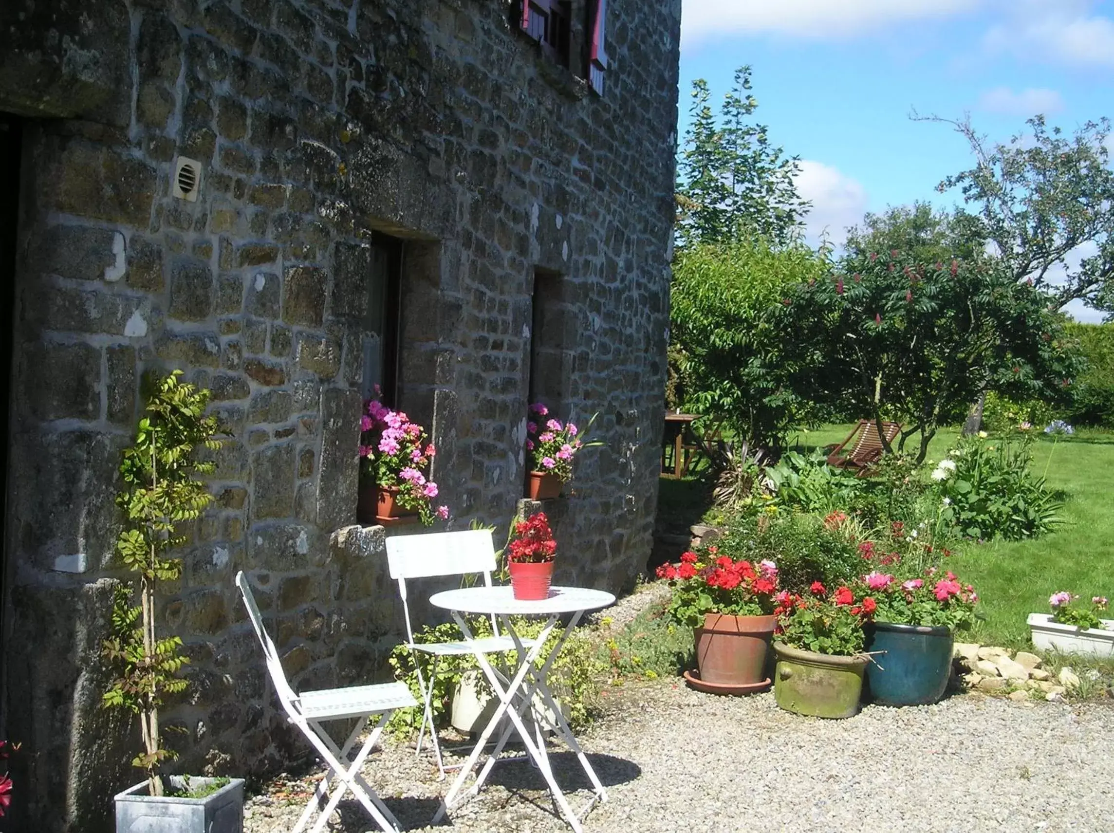 Patio in Les Hortensias de Kerbarch