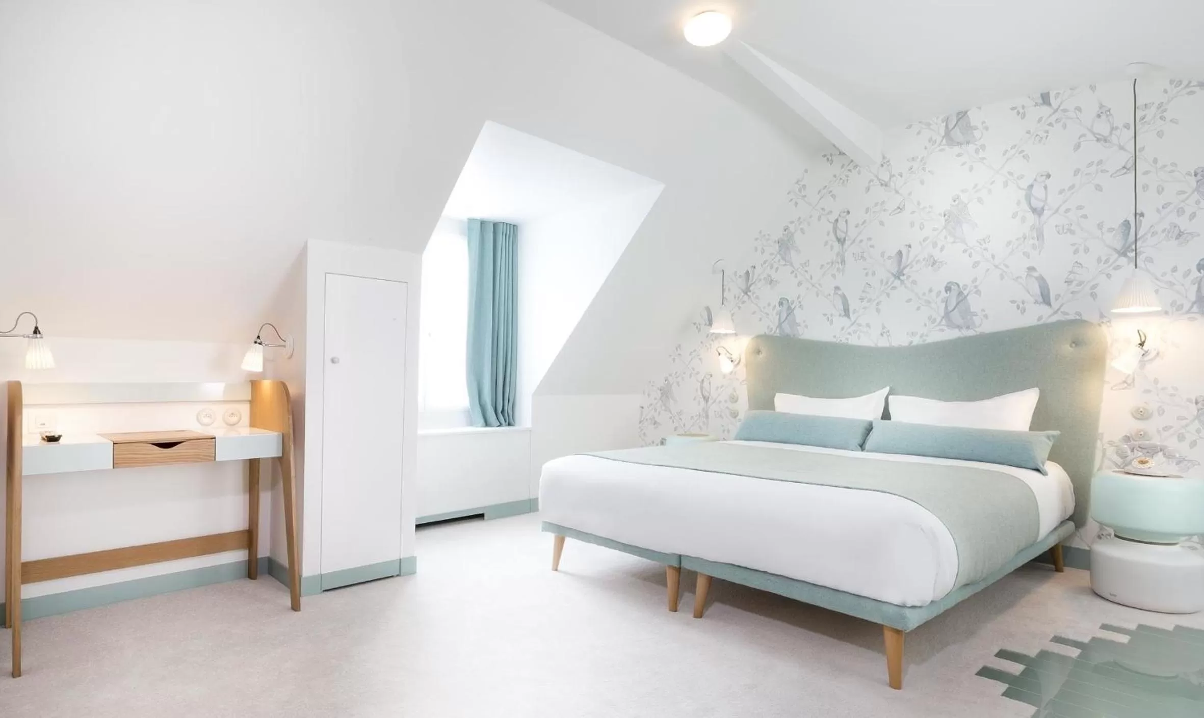 Bedroom, Bed in Hotel le Lapin Blanc