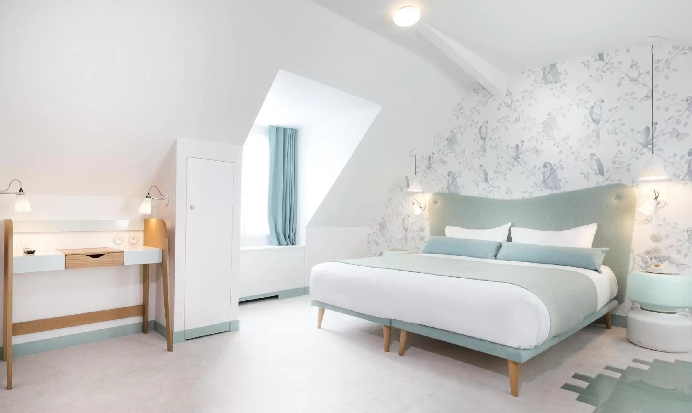 Bedroom, Bed in Hotel le Lapin Blanc