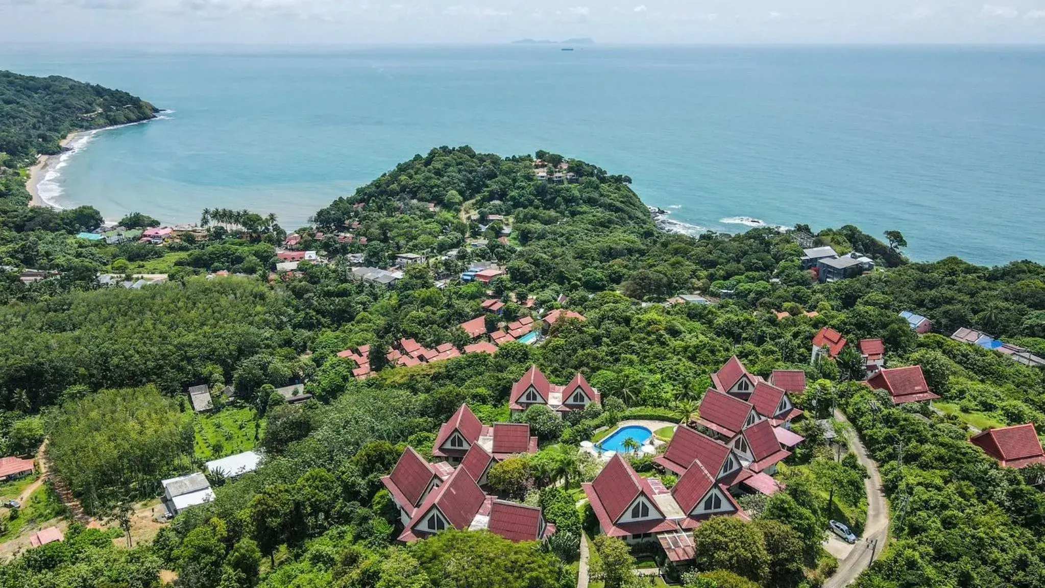 Property building, Bird's-eye View in Baan KanTiang See Villas - SHA Extra Plus