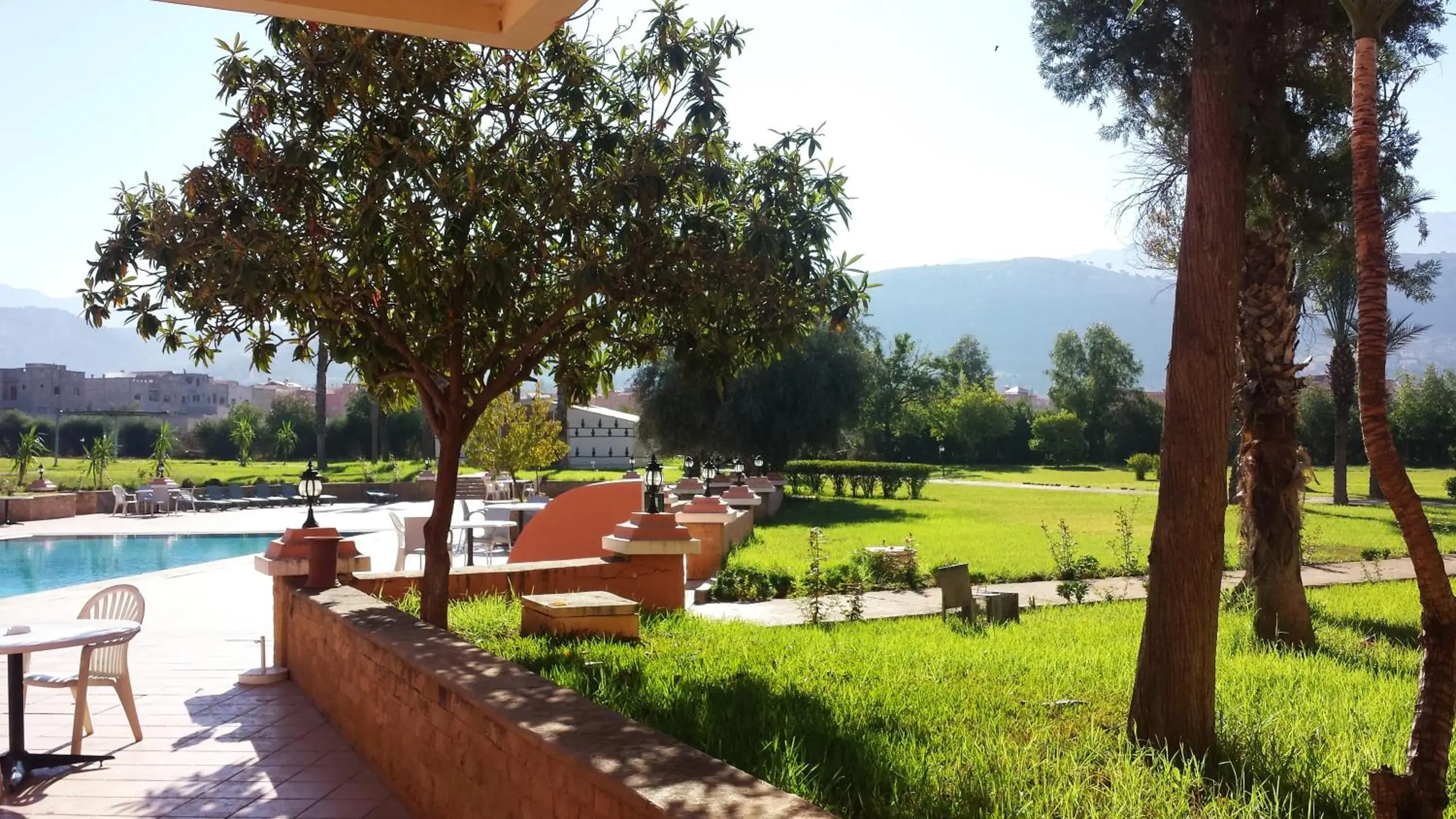 Garden view, Garden in Hotel Ouzoud Beni Mellal