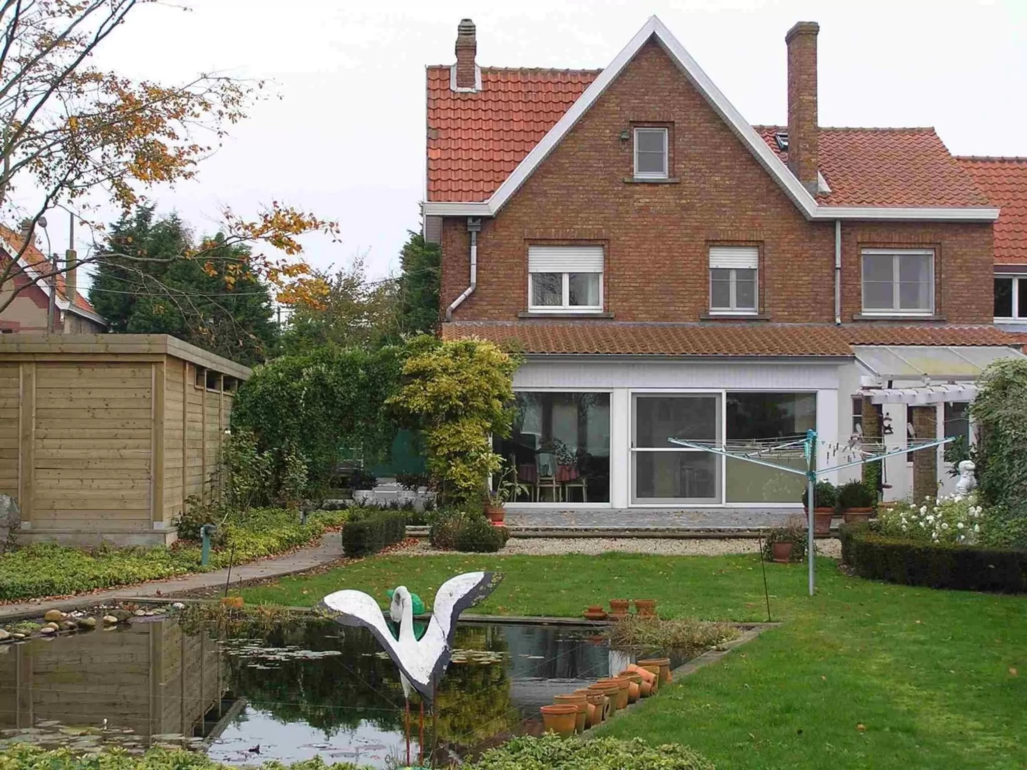 Garden in B&B House Caesekin