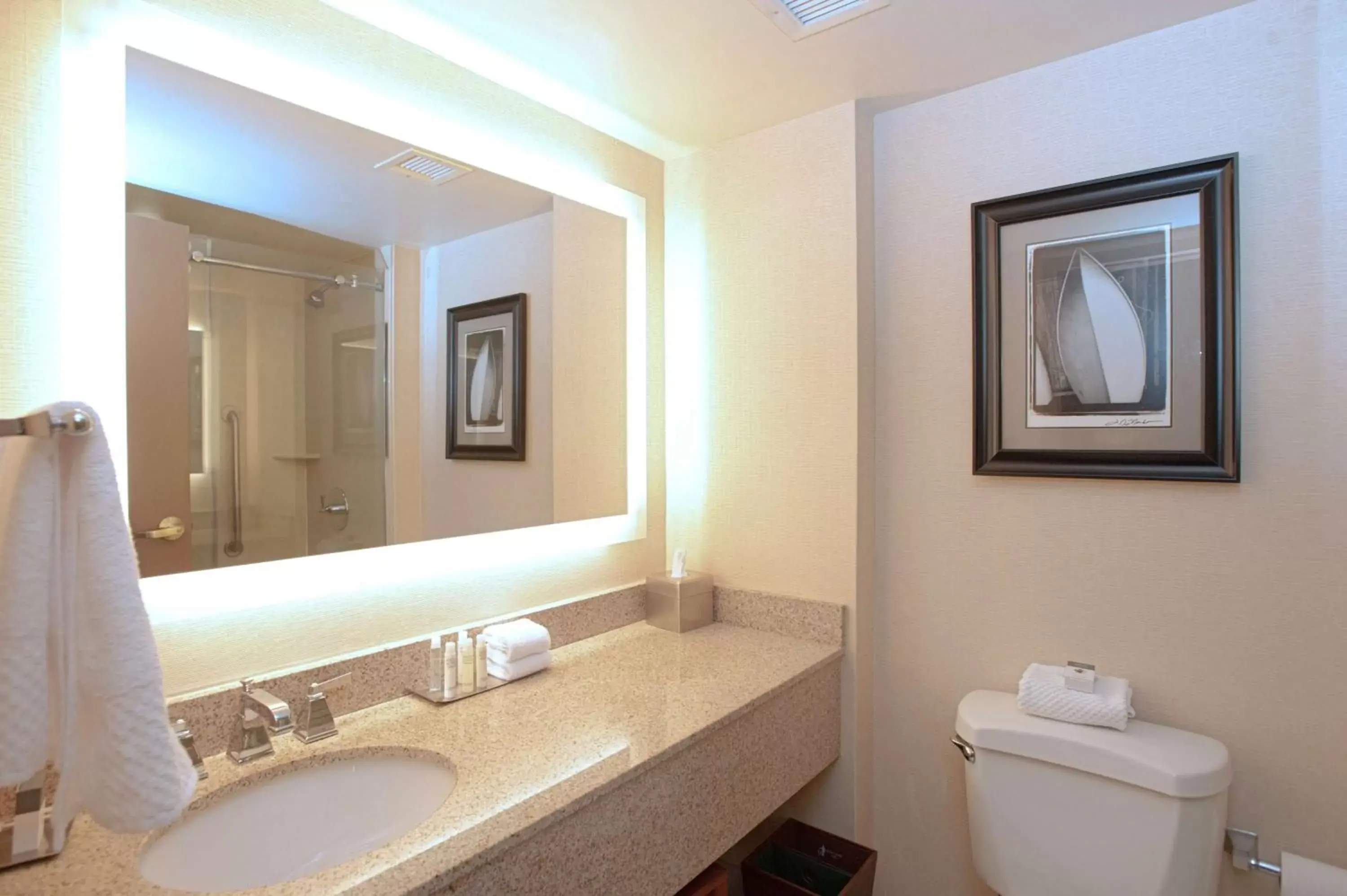 Bathroom in DoubleTree Boston North Shore Danvers