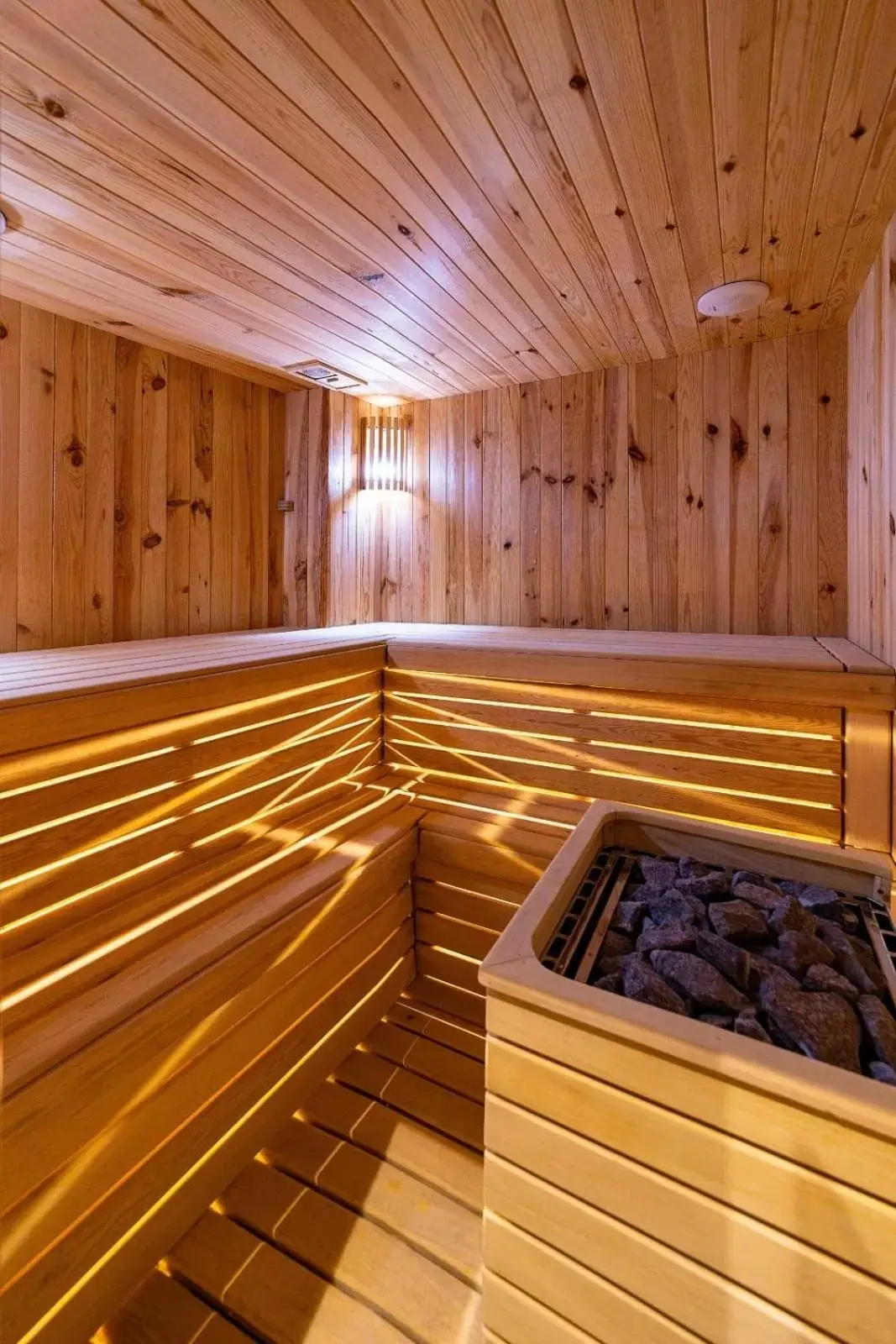 Sauna in Sierra Blanca Resort and Spa