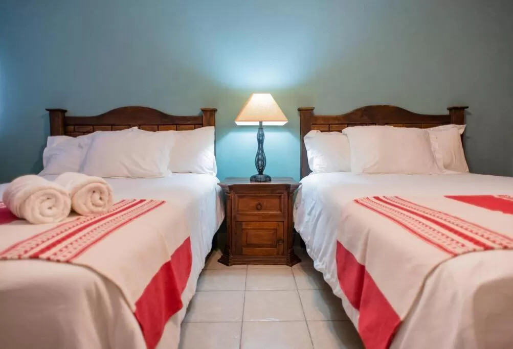 Bed in Posada San Miguelito