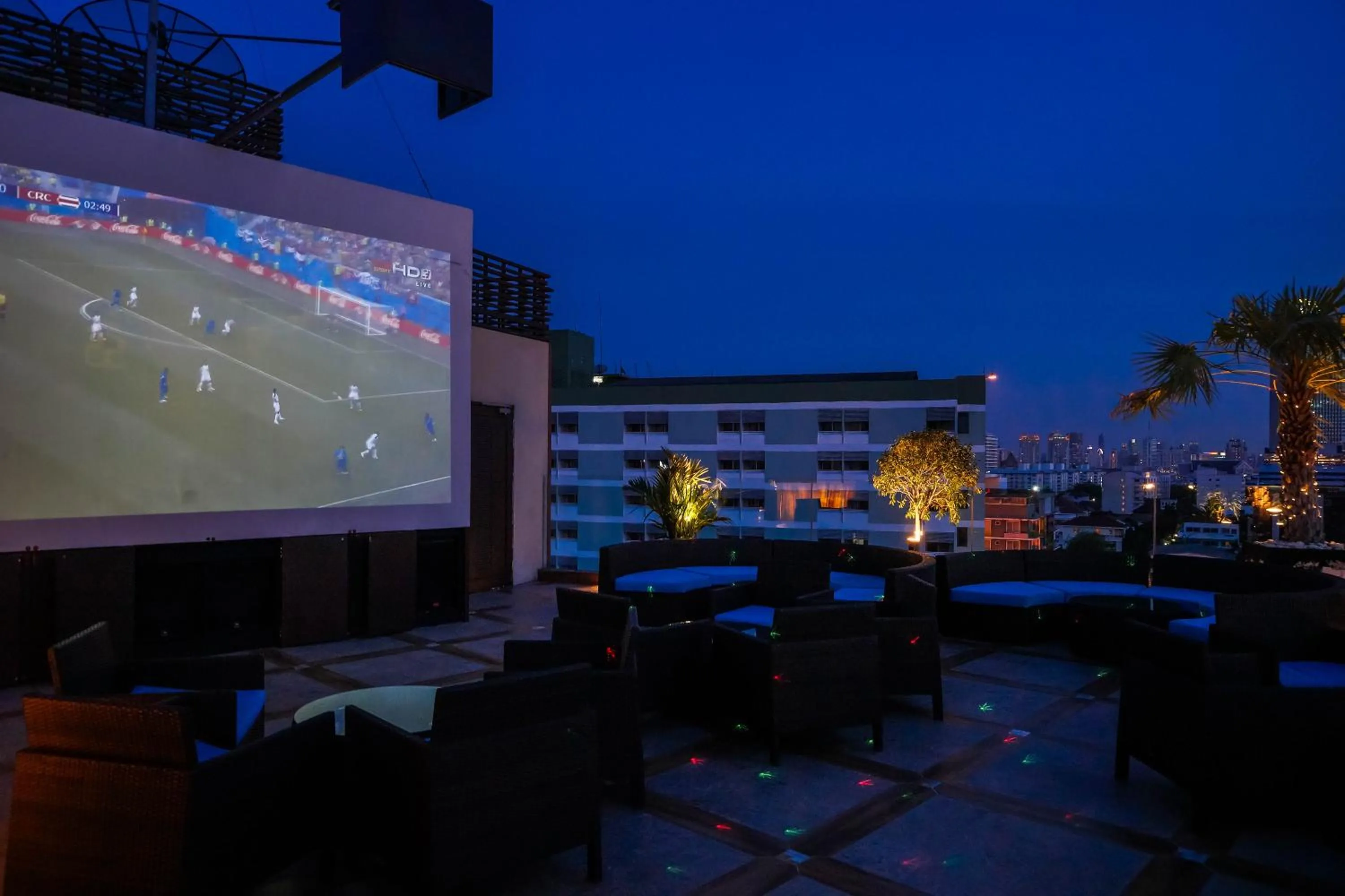 Communal lounge/ TV room in Amaranta Hotel