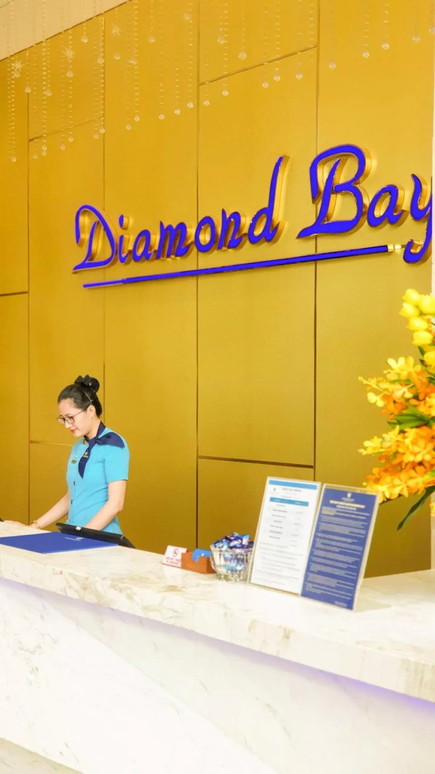 Lobby or reception in Diamond Bay Hotel