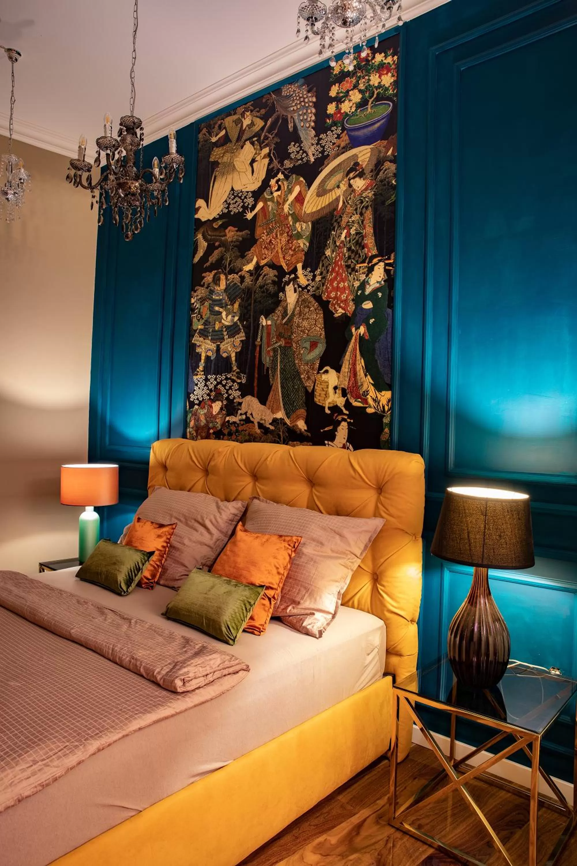 Bed in Hotel Capital with private wellness