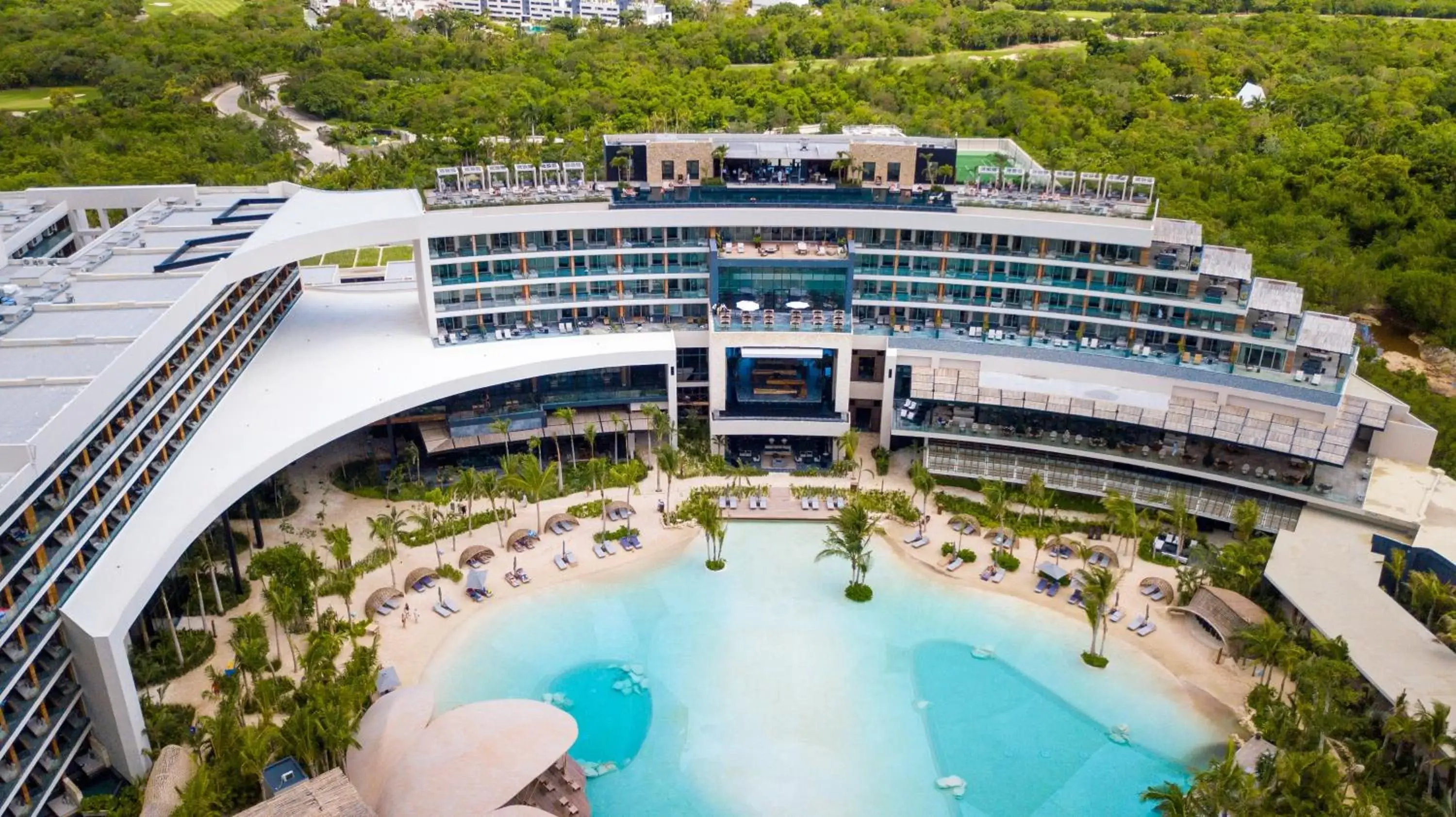 View (from property/room), Bird's-eye View in Secrets Moxché Playa del Carmen - Adults Only - All Inclusive