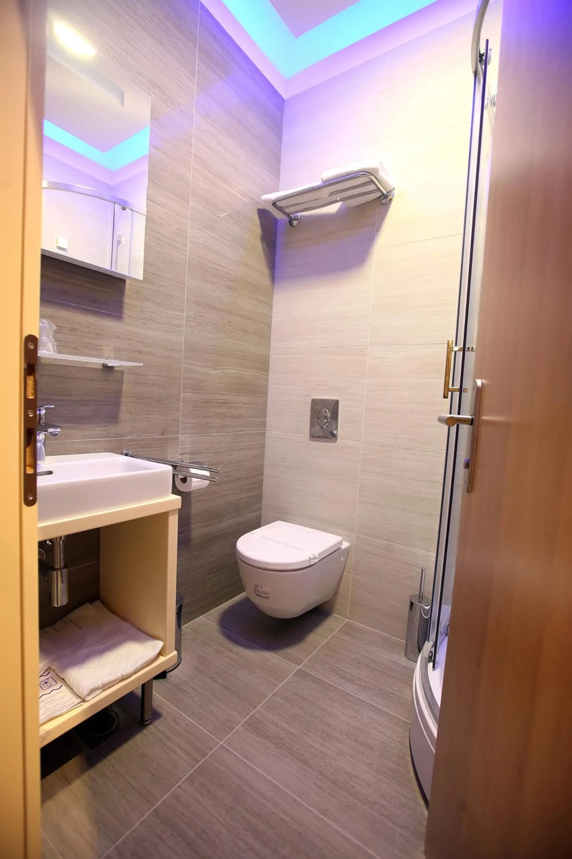 Toilet in Hotel Gallus